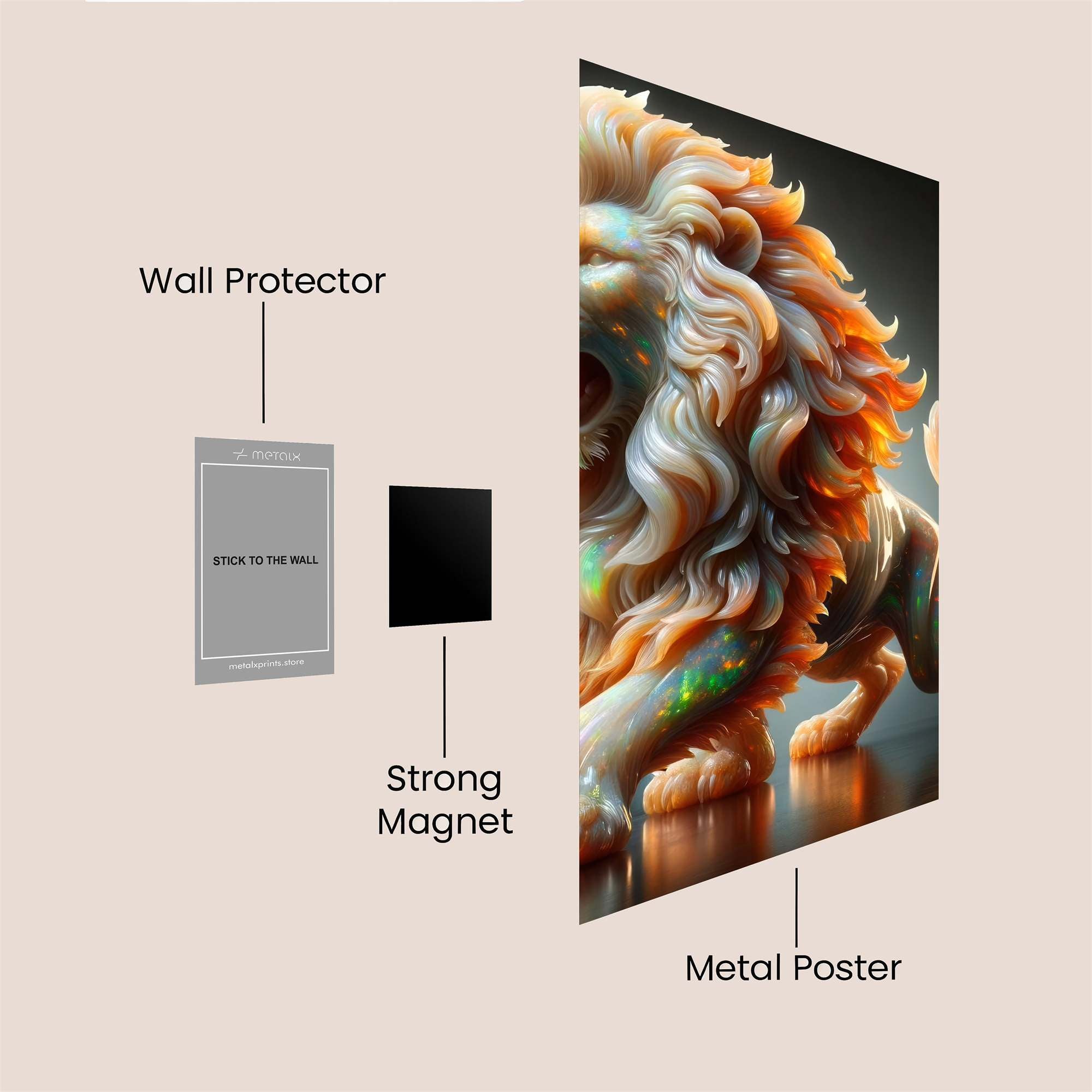 Opal Majesty Safe Wall Magnetic / M