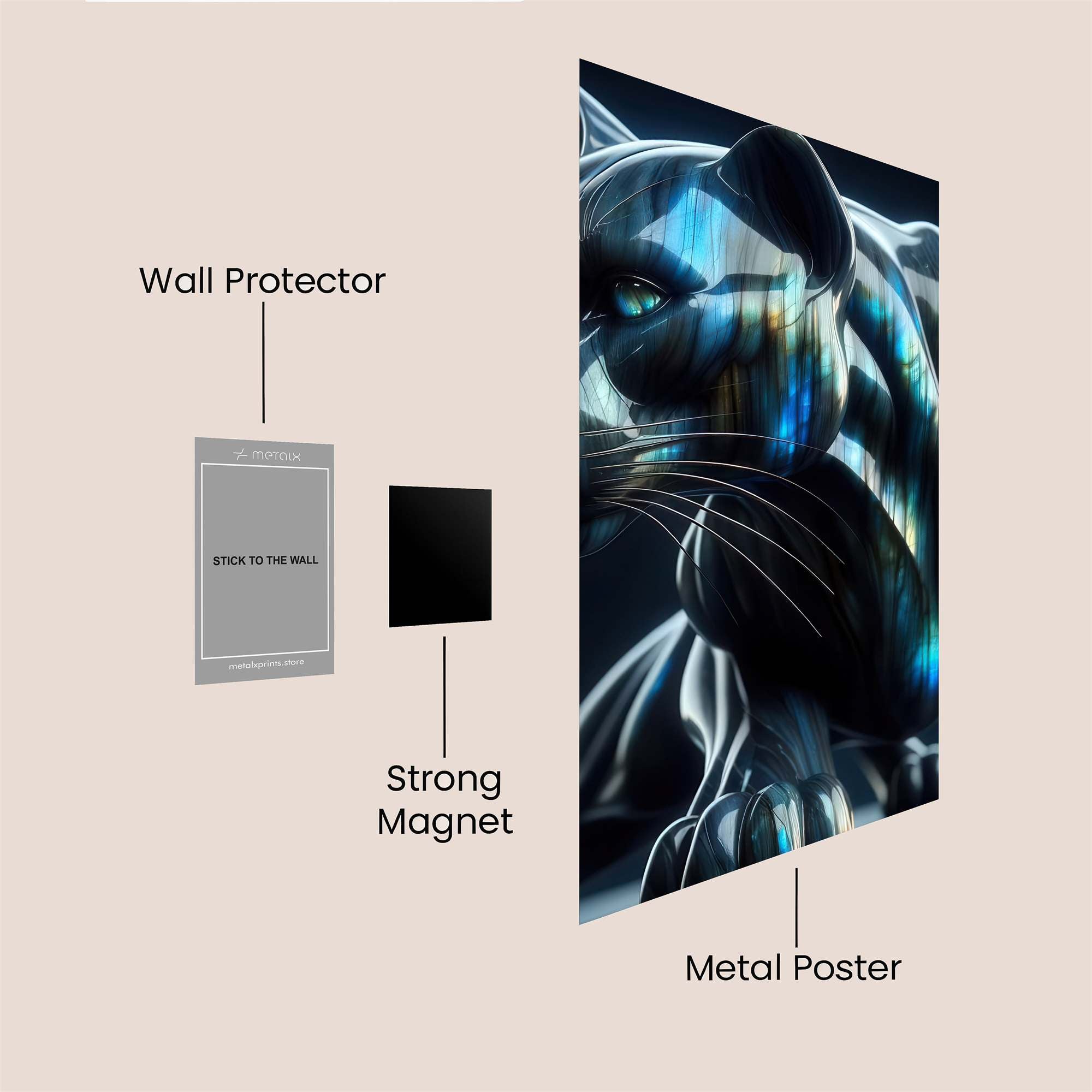 Prismatic Majesty Safe Wall Magnetic / M