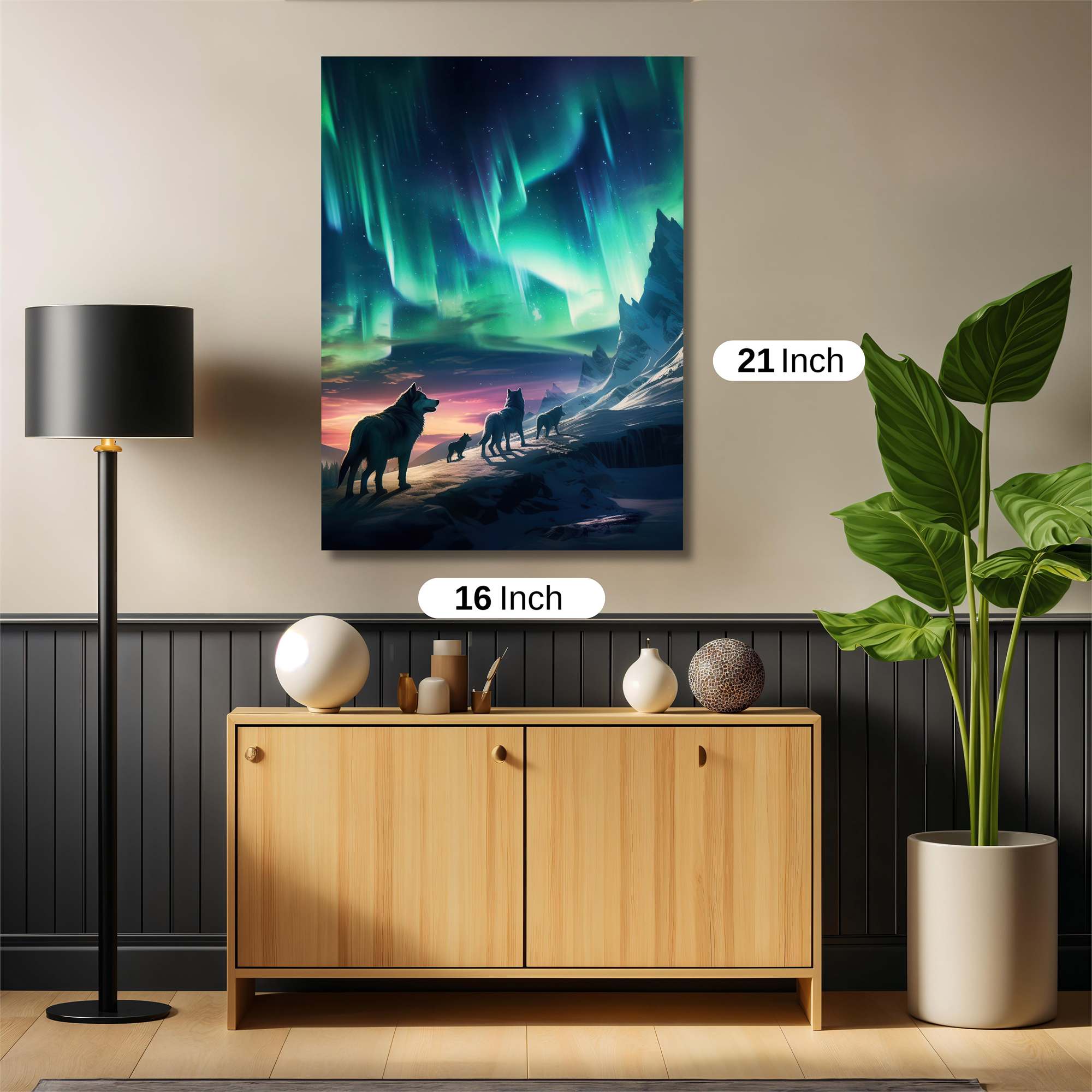 Lupine Reverie Safe Wall Magnetic / M