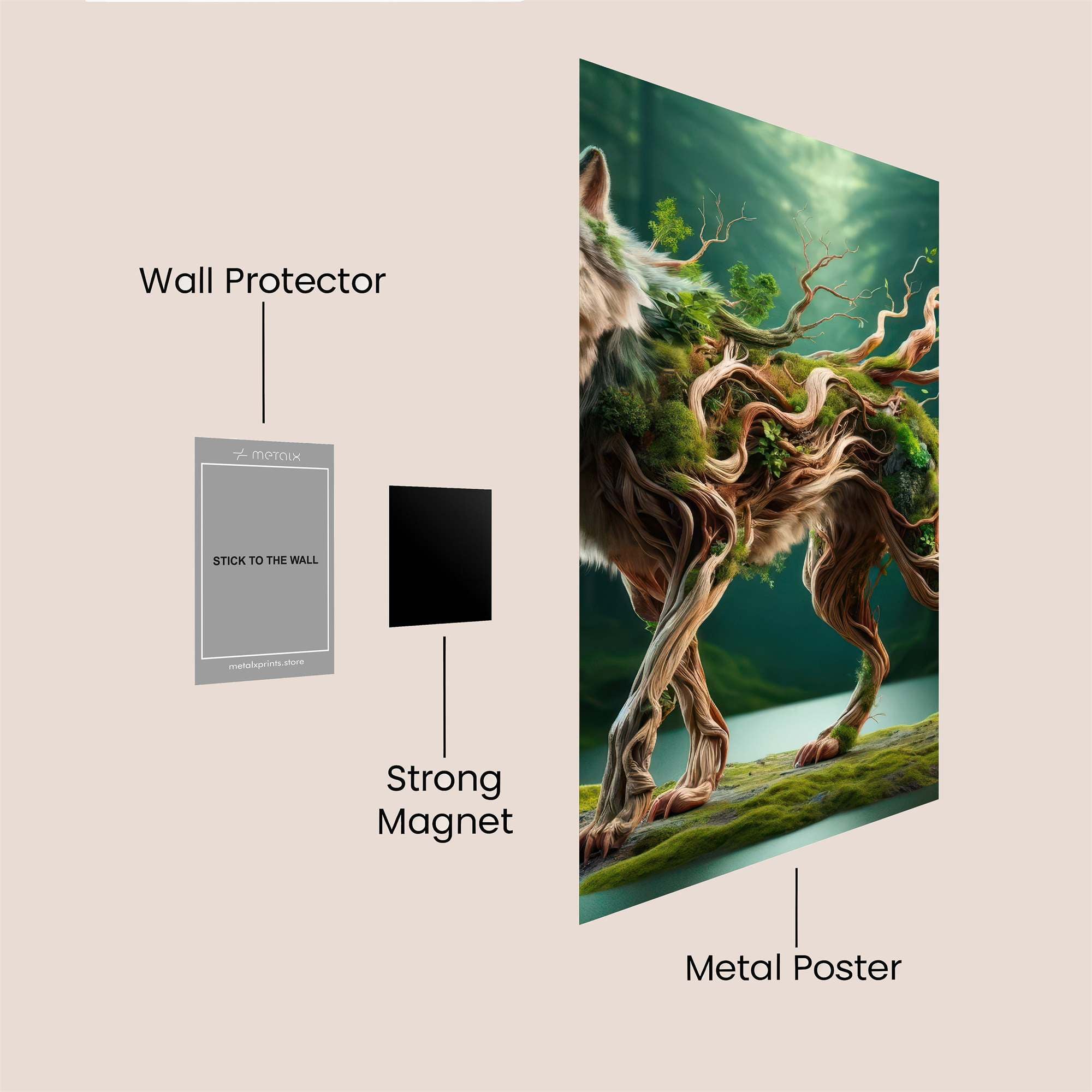 Nature's Sentinel Safe Wall Magnetic / M