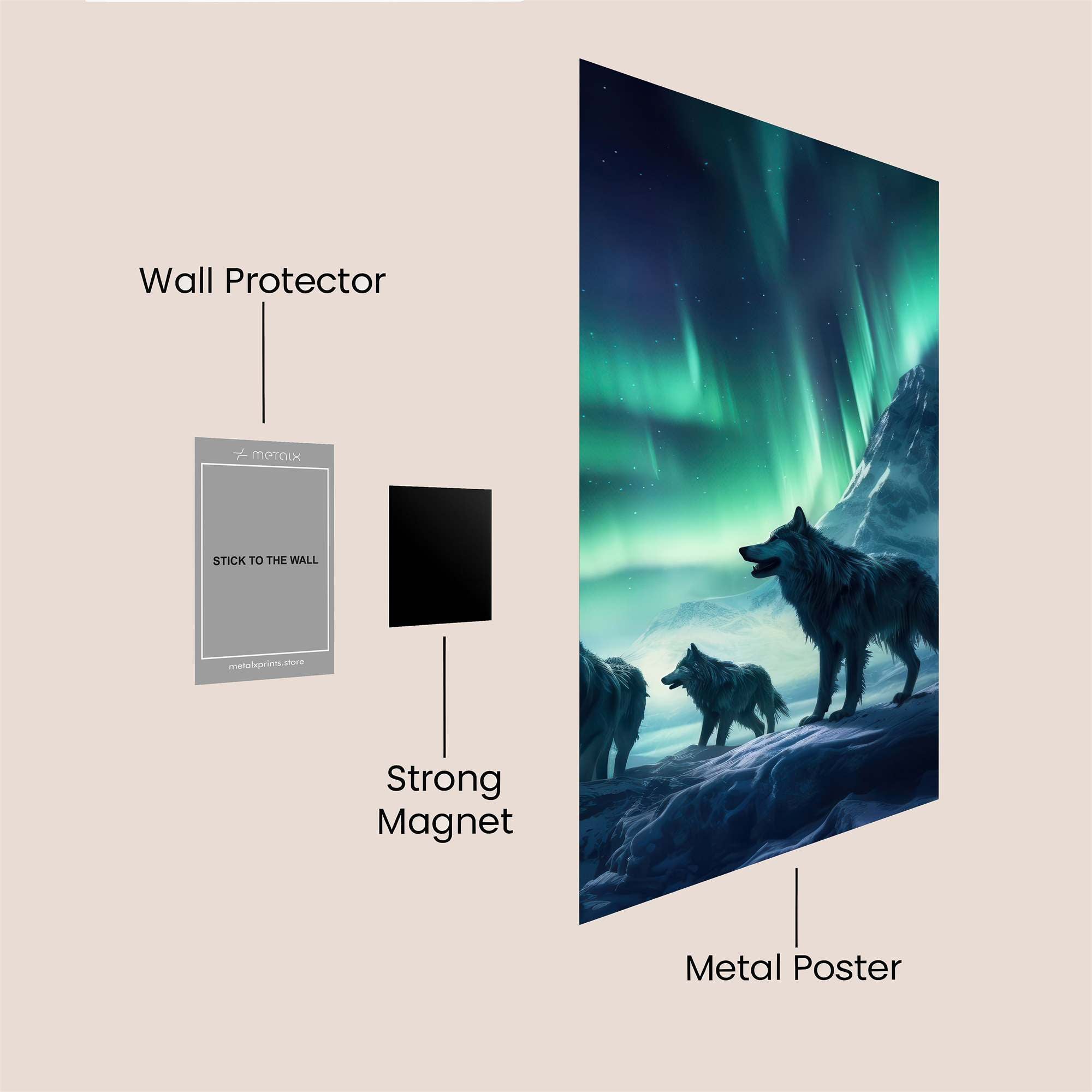 Aurora Guardians Safe Wall Magnetic / M
