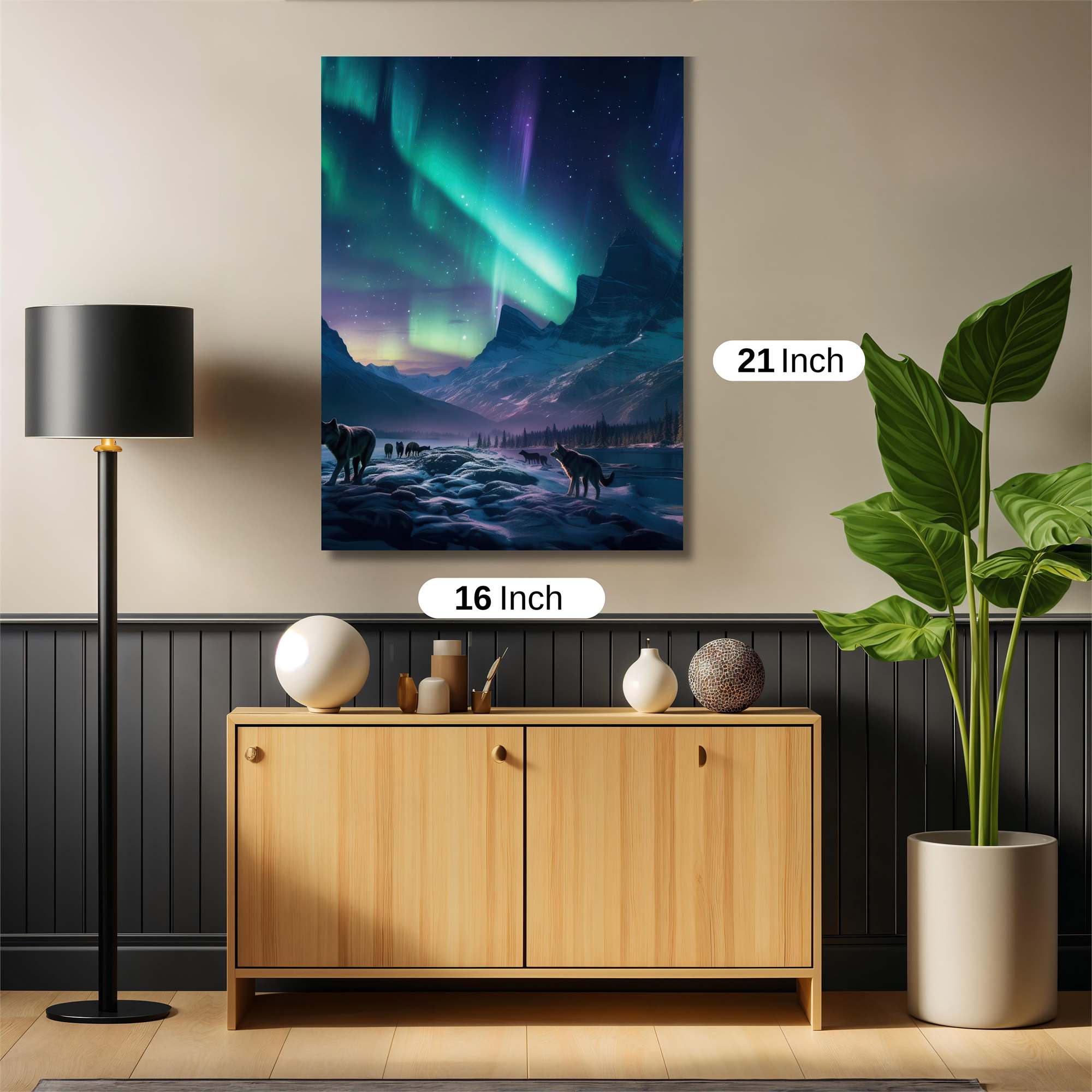 Aurora Wilderness Safe Wall Magnetic / M