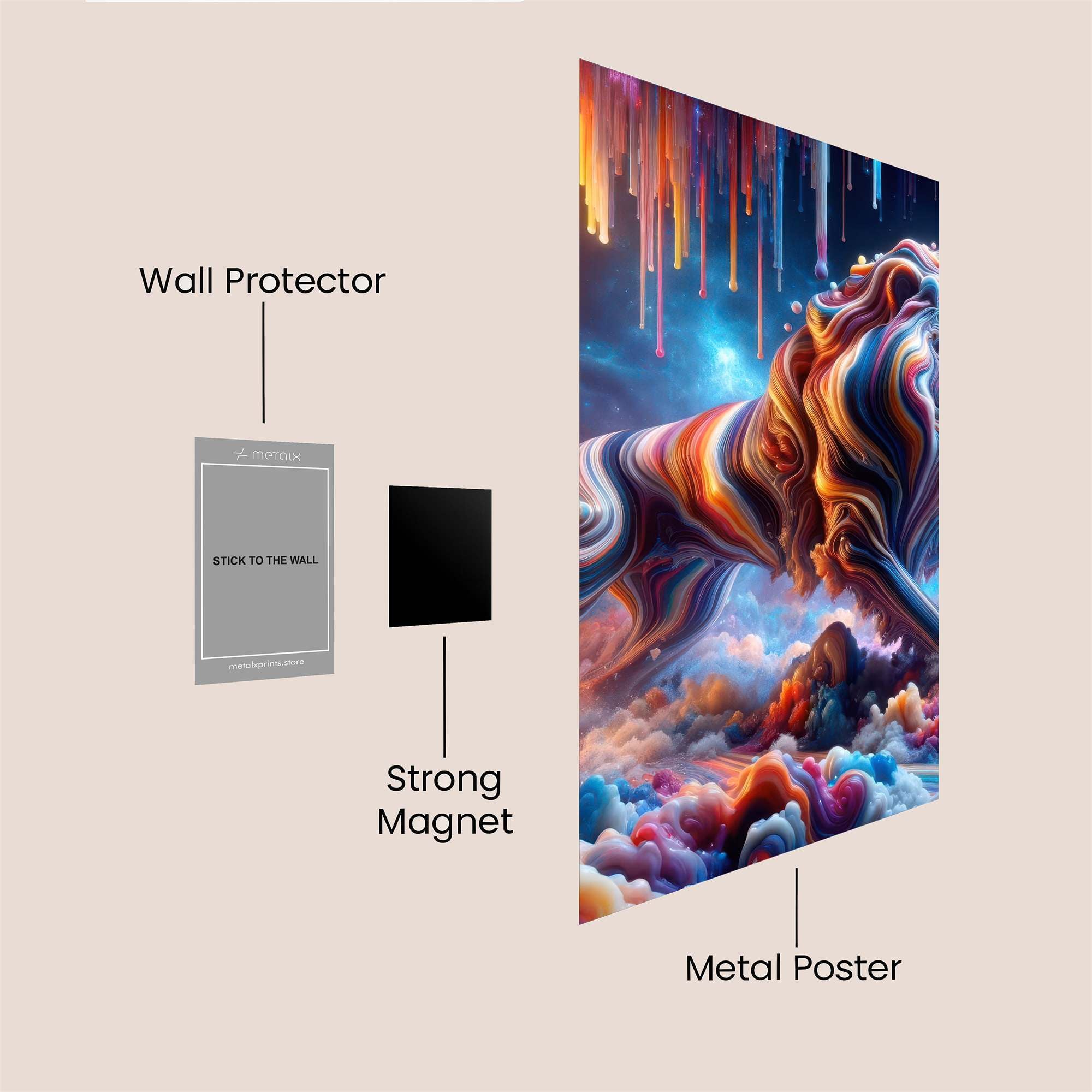 Chromatic Majesty Safe Wall Magnetic / M