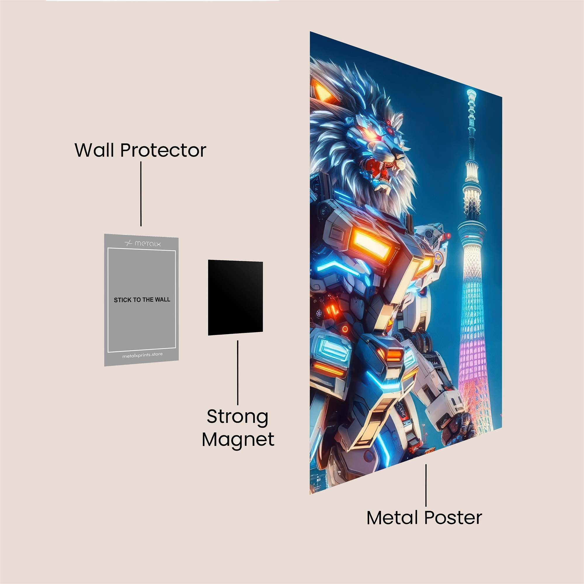 Catwoman Enigmatic Safe Wall Magnetic / M