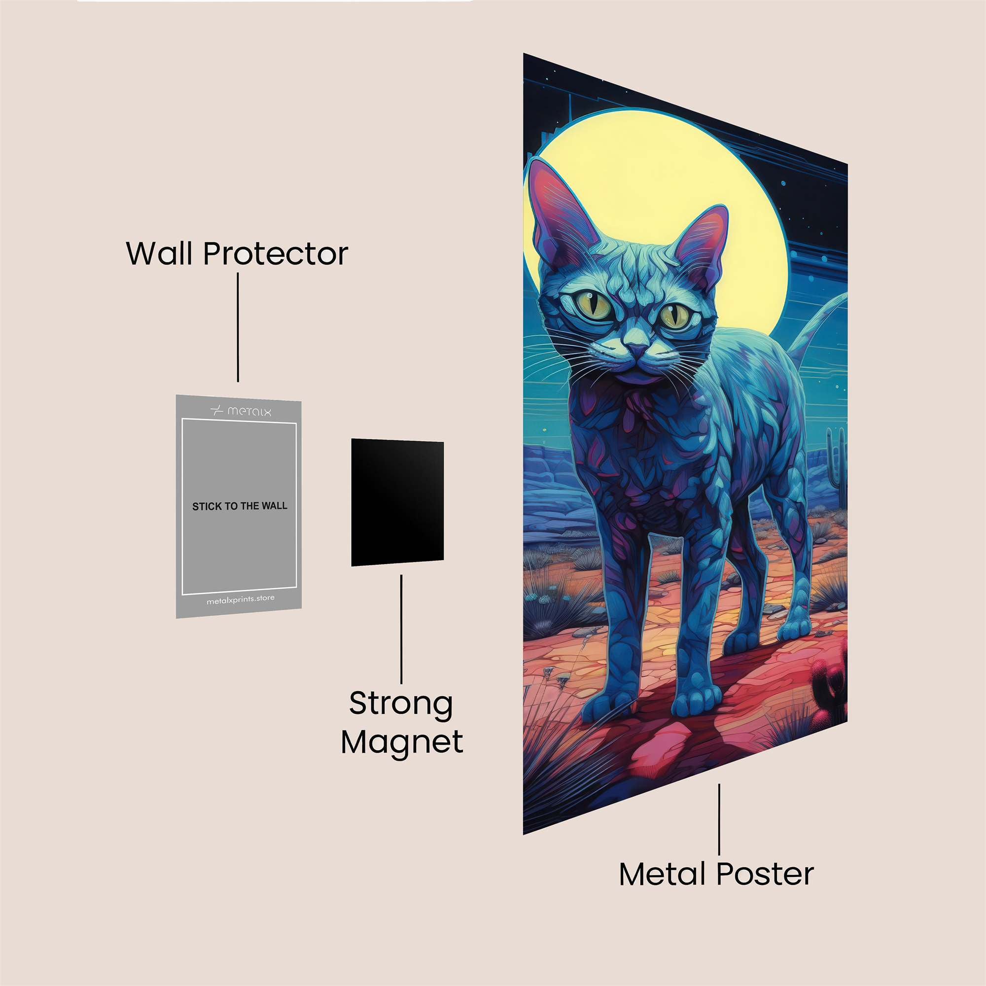 Lunar Enigma Safe Wall Magnetic / M