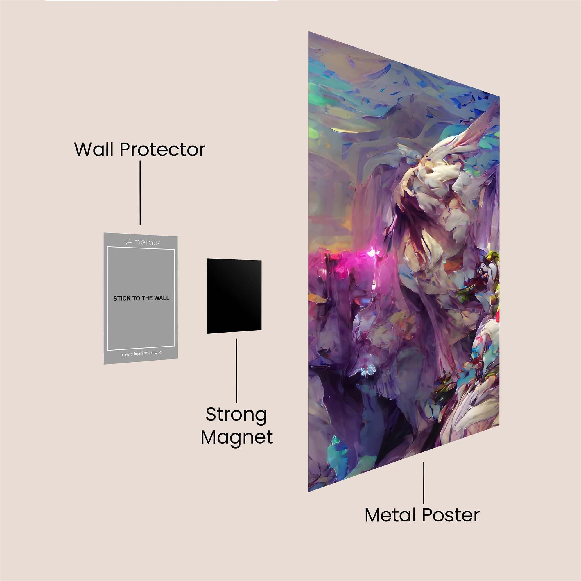 Ethereal Cascade Safe Wall Magnetic / M