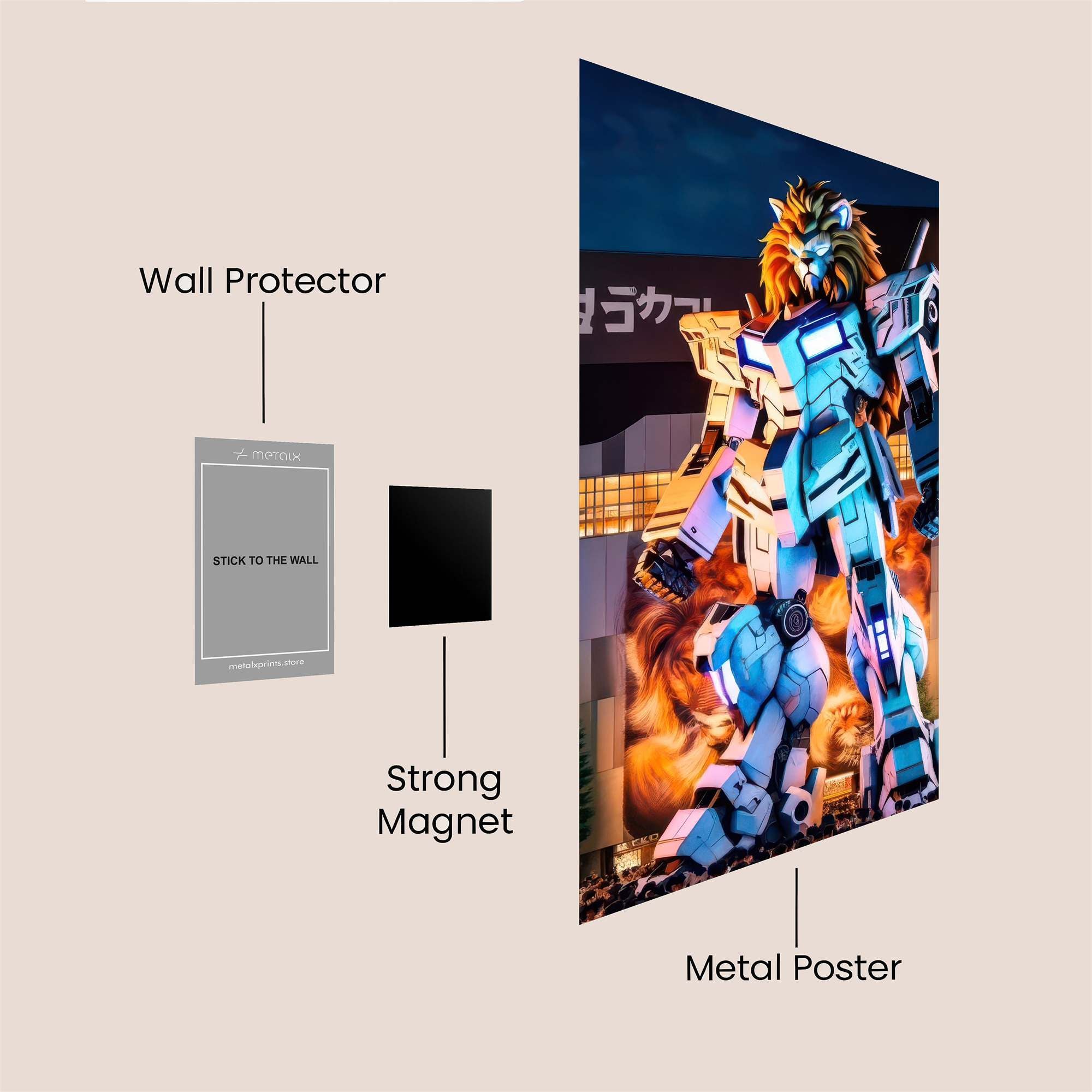 Bane Ferocious Safe Wall Magnetic / M