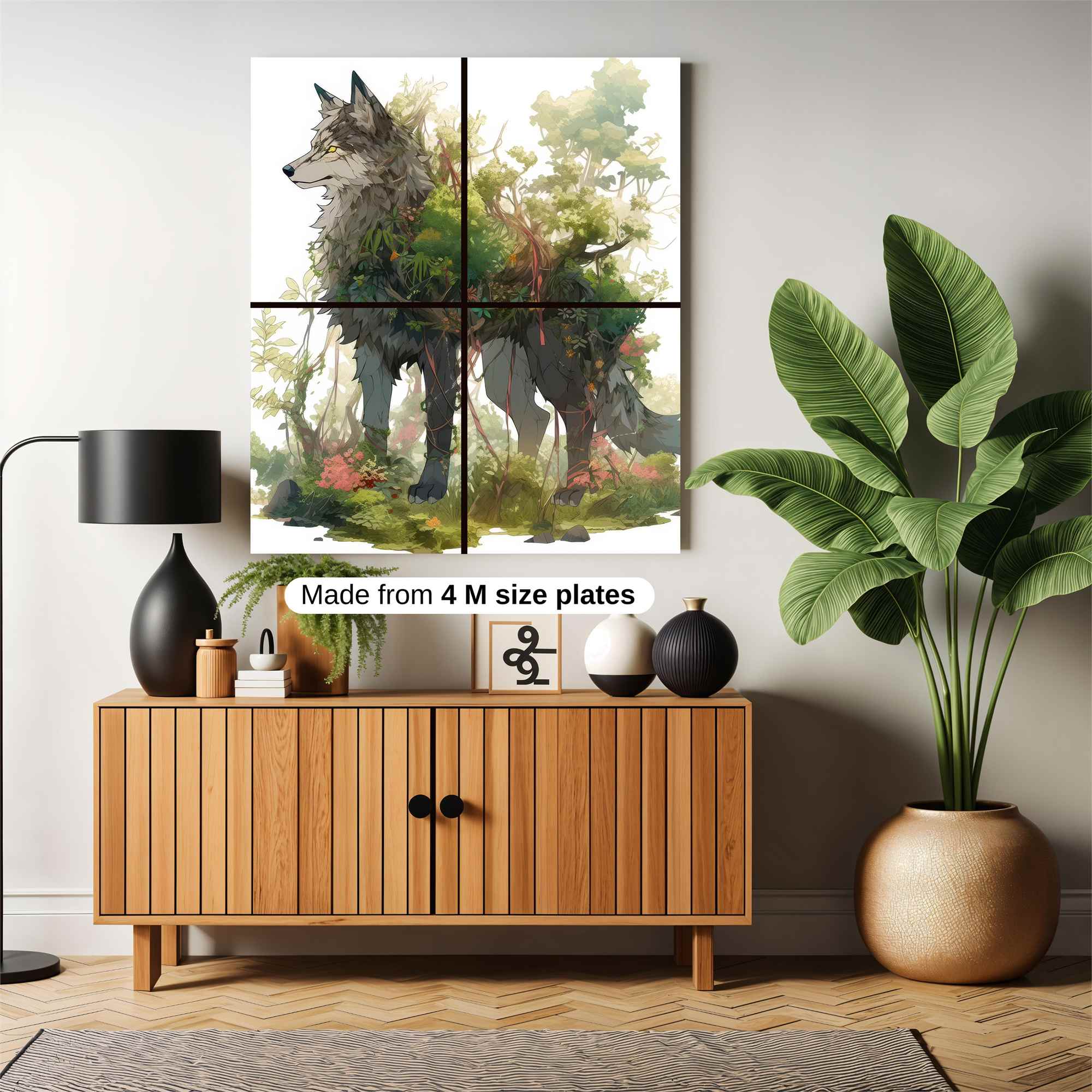 Wolf Verdancy Safe Wall Magnetic / M