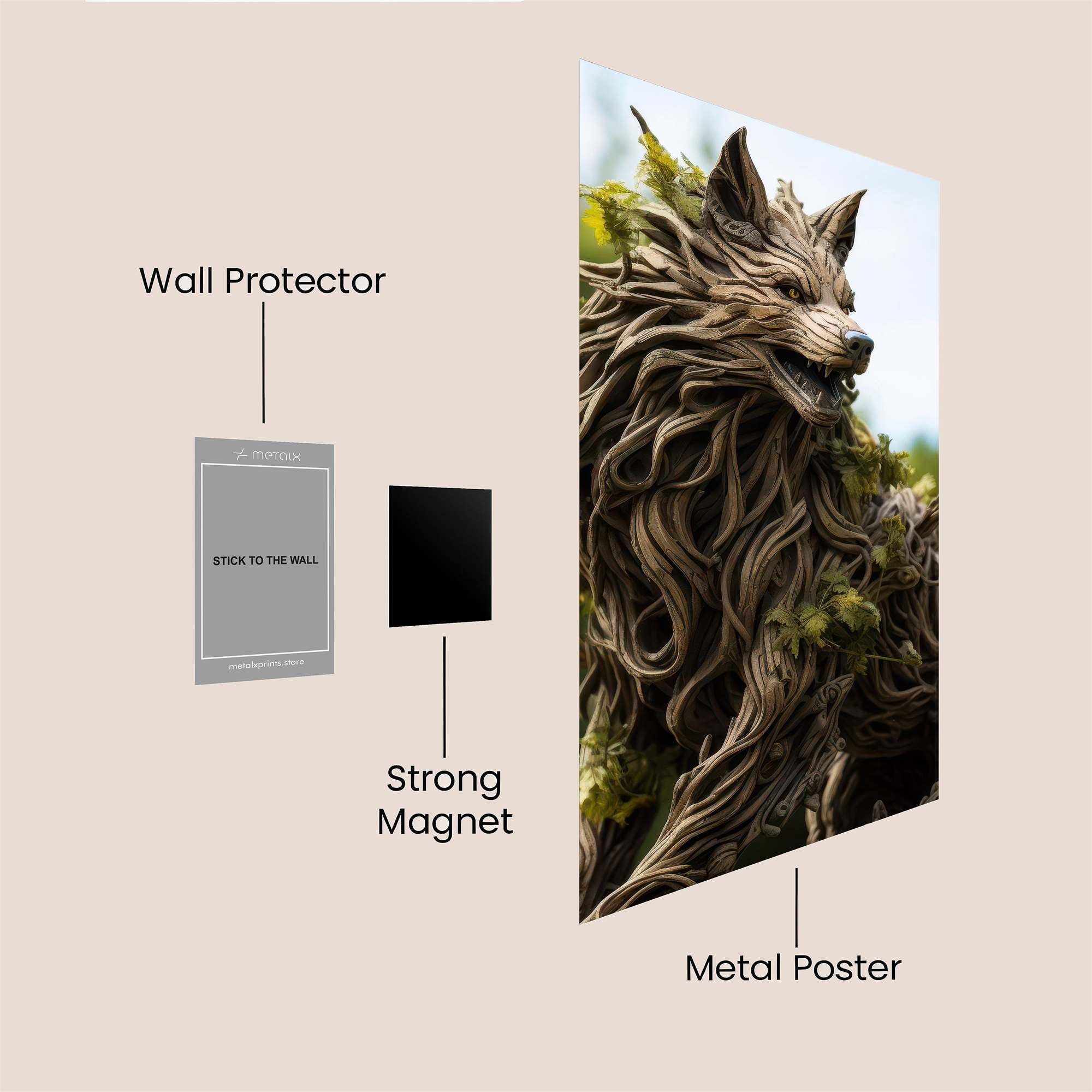 Woven Majesty Safe Wall Magnetic / M