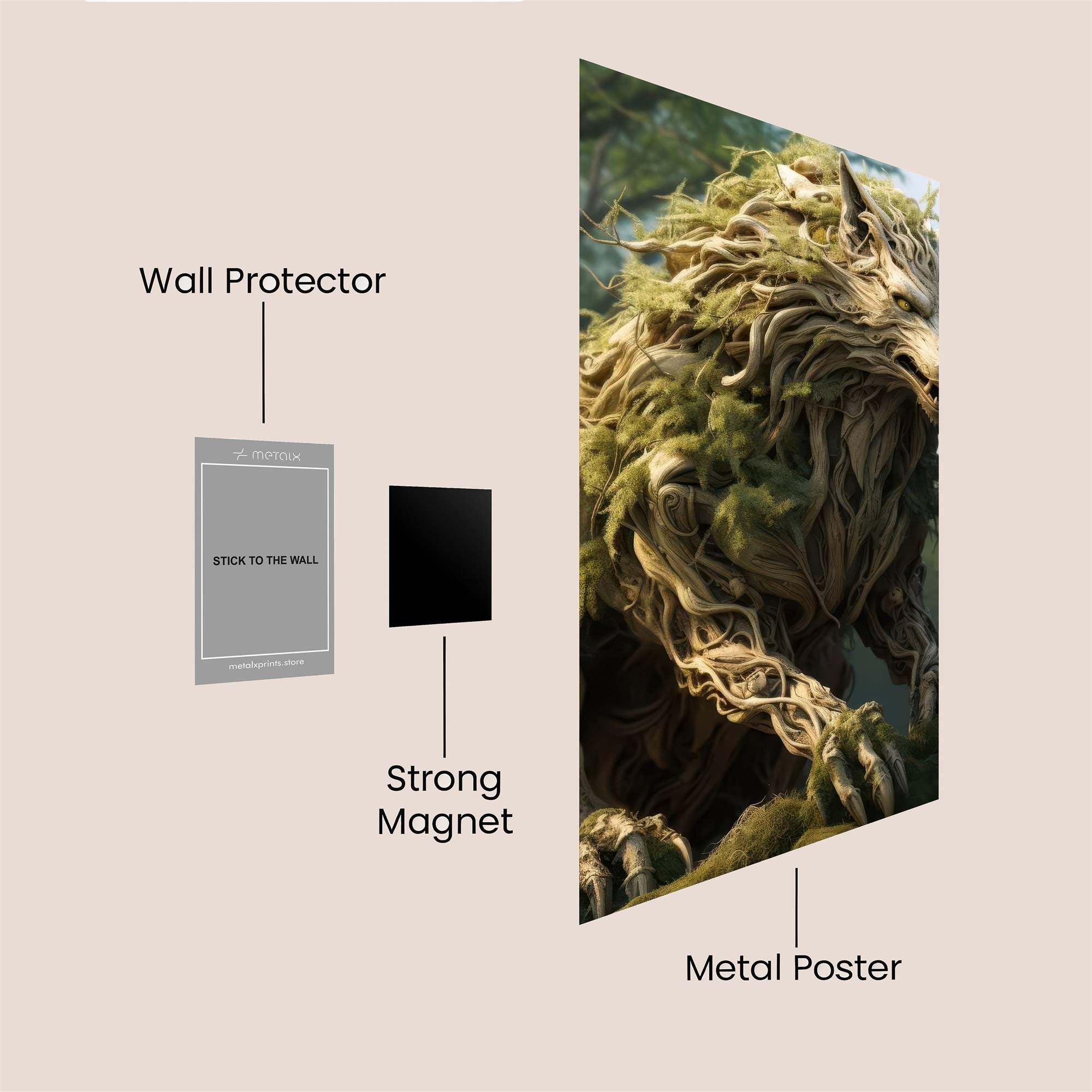 Forest Sentinel Safe Wall Magnetic / M