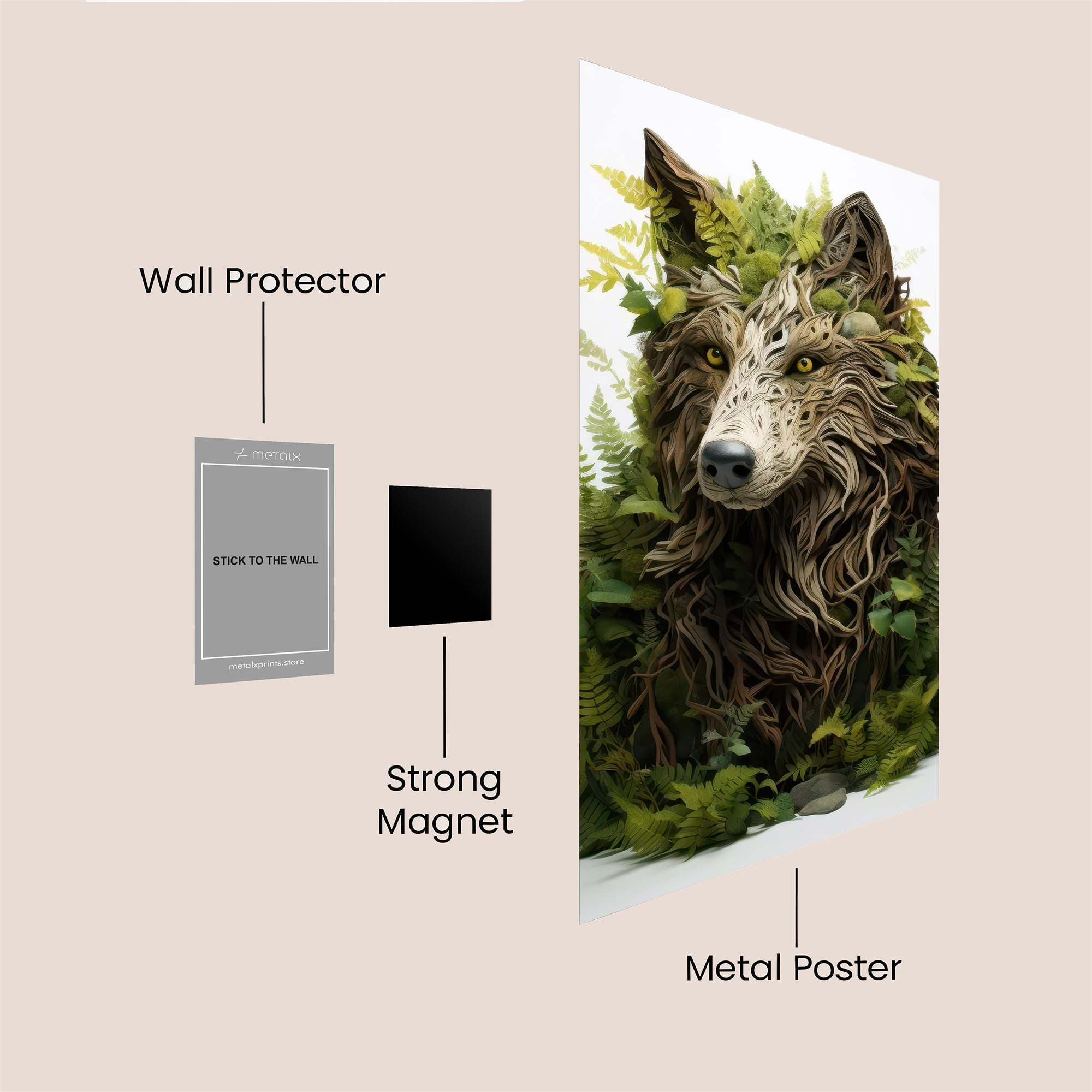 Wilderness Majesty Safe Wall Magnetic / M