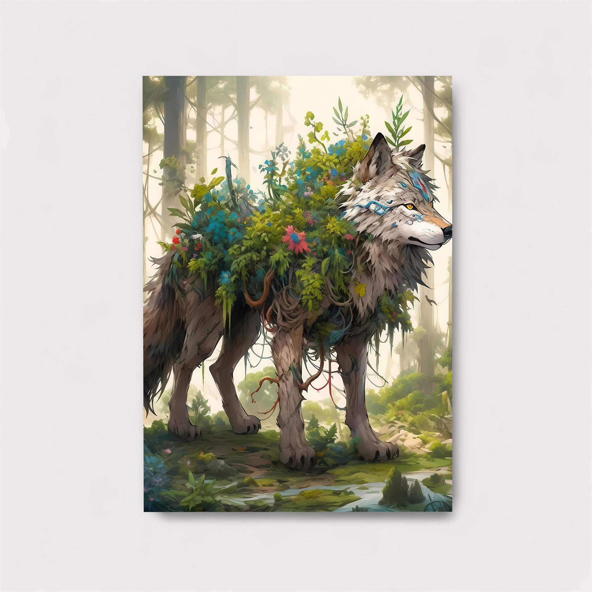 Floral Howl Safe Wall Magnetic / M