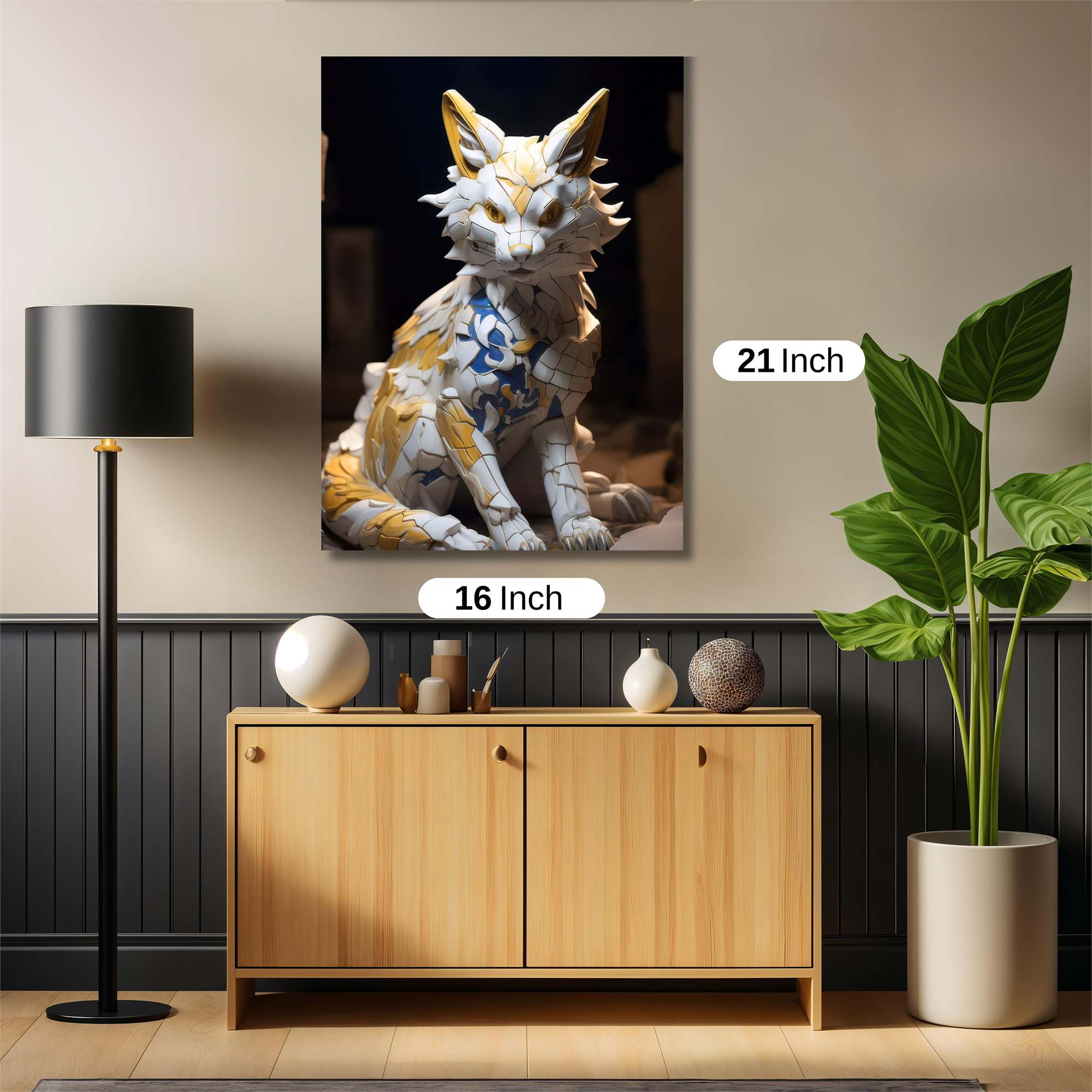 Ceramic Whimsy Safe Wall Magnetic / M