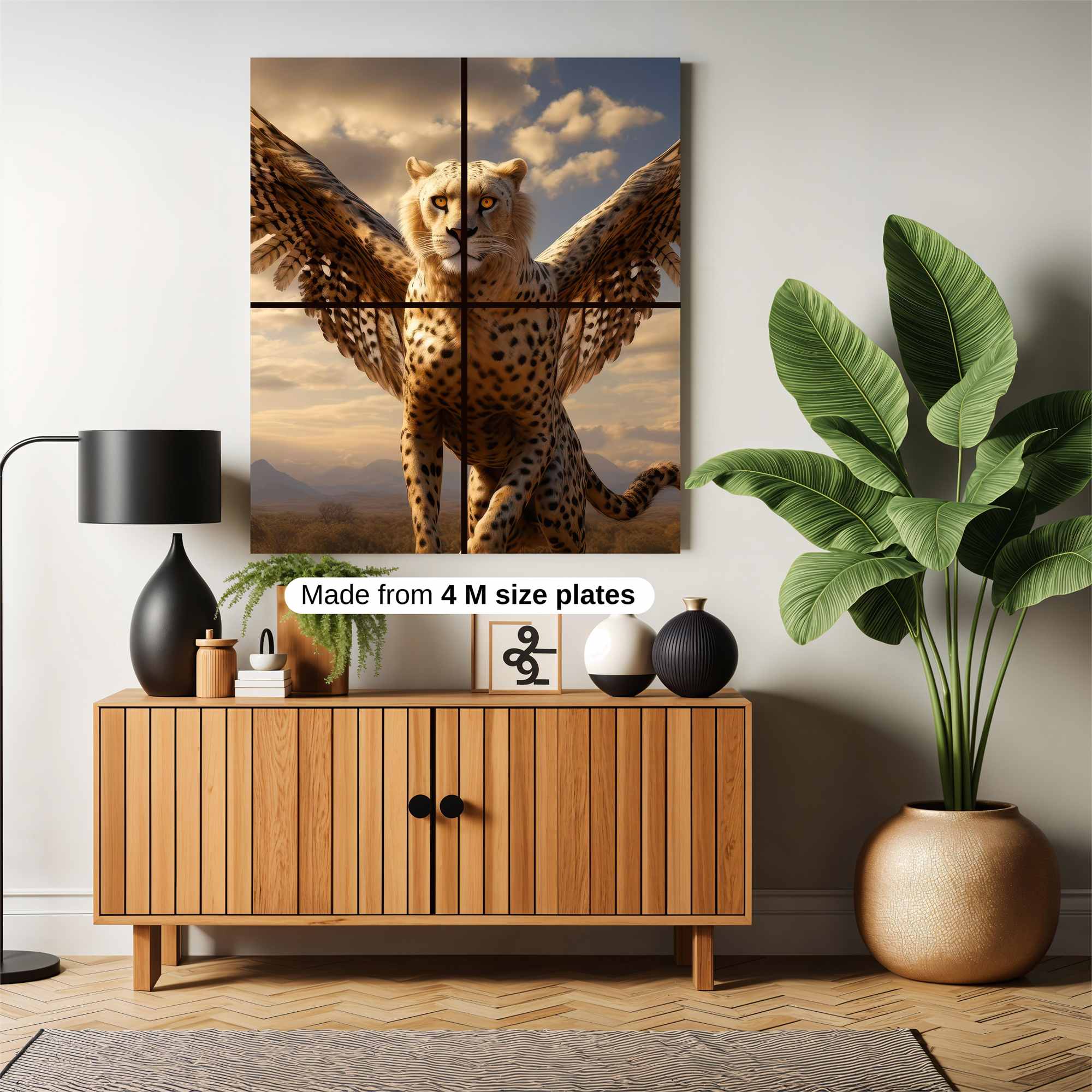 Cheetah Majesty Safe Wall Magnetic / M