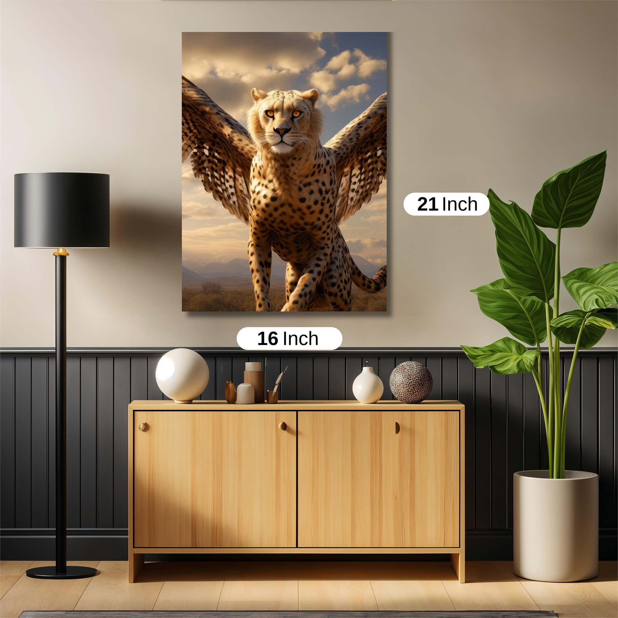 Cheetah Majesty Safe Wall Magnetic / M