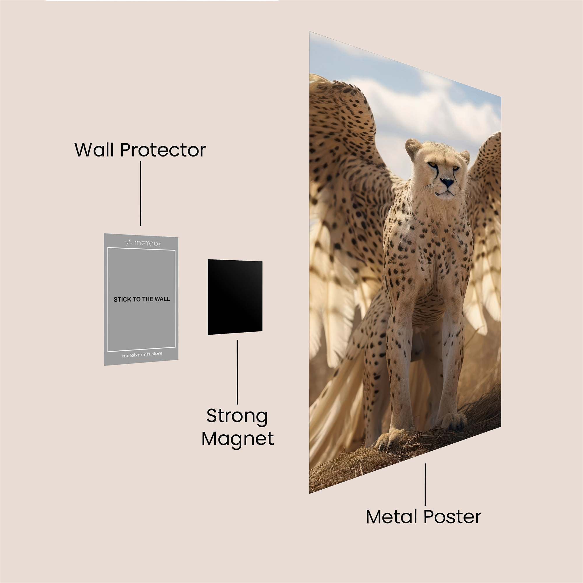 Cheetah Ascension Safe Wall Magnetic / M