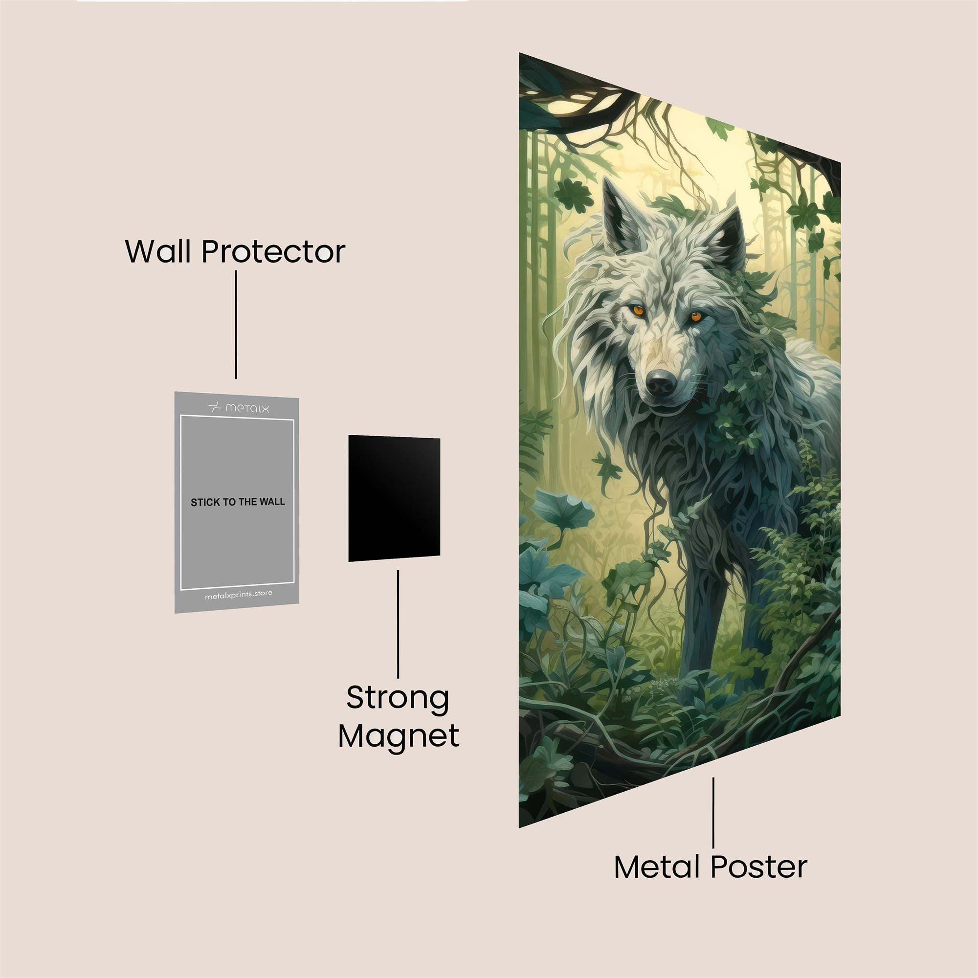 Forest Sentinel Safe Wall Magnetic / M
