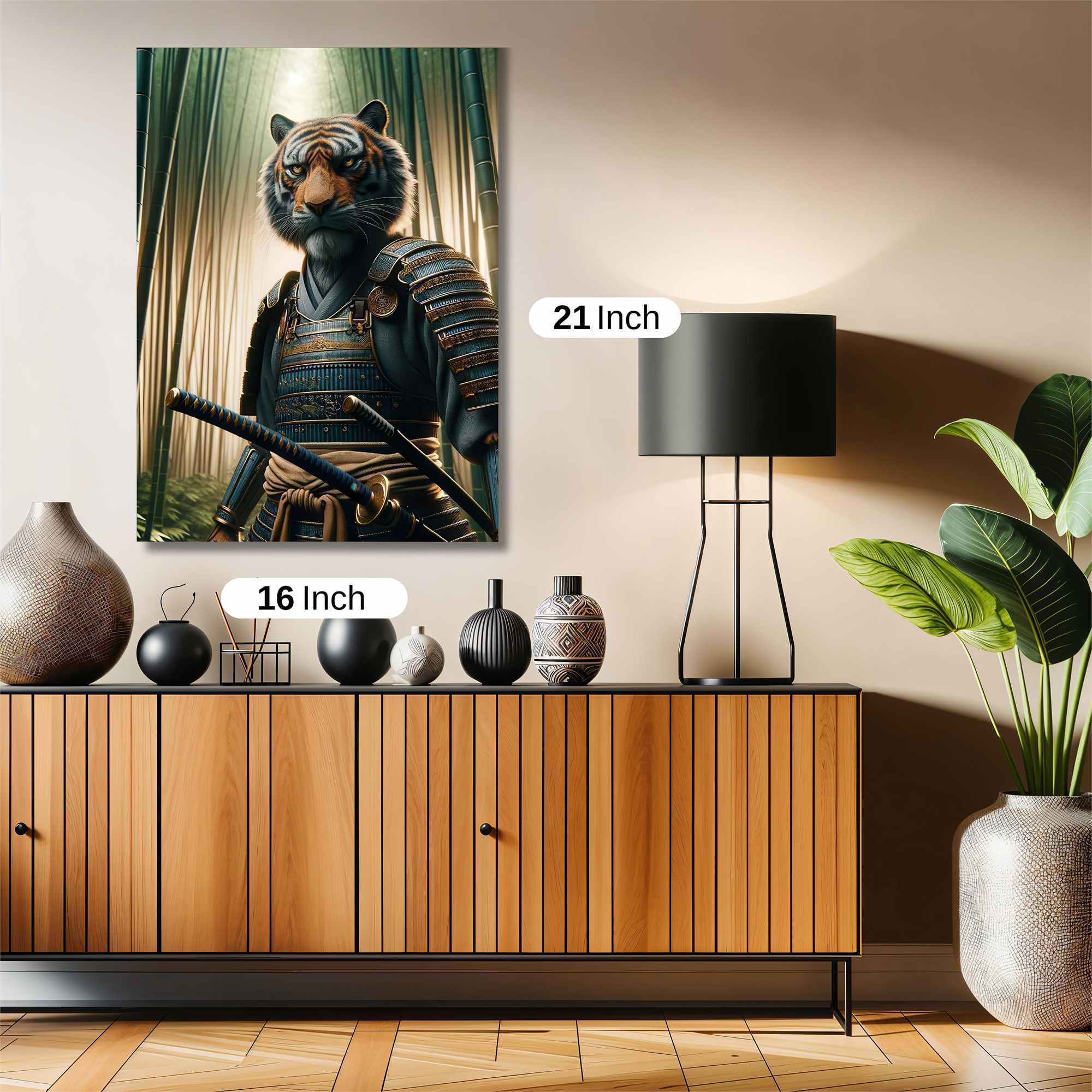 Tiger Warrior Safe Wall Magnetic / M