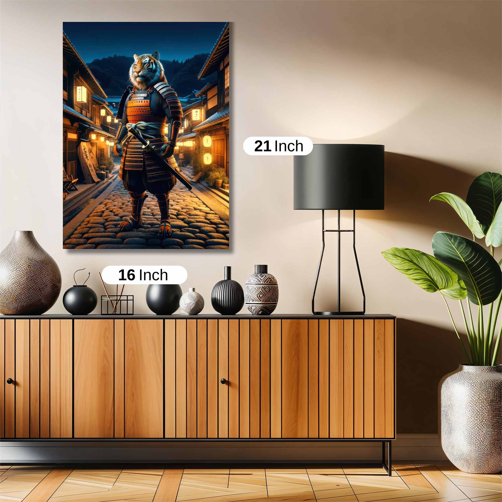 Tiger Warrior Safe Wall Magnetic / M