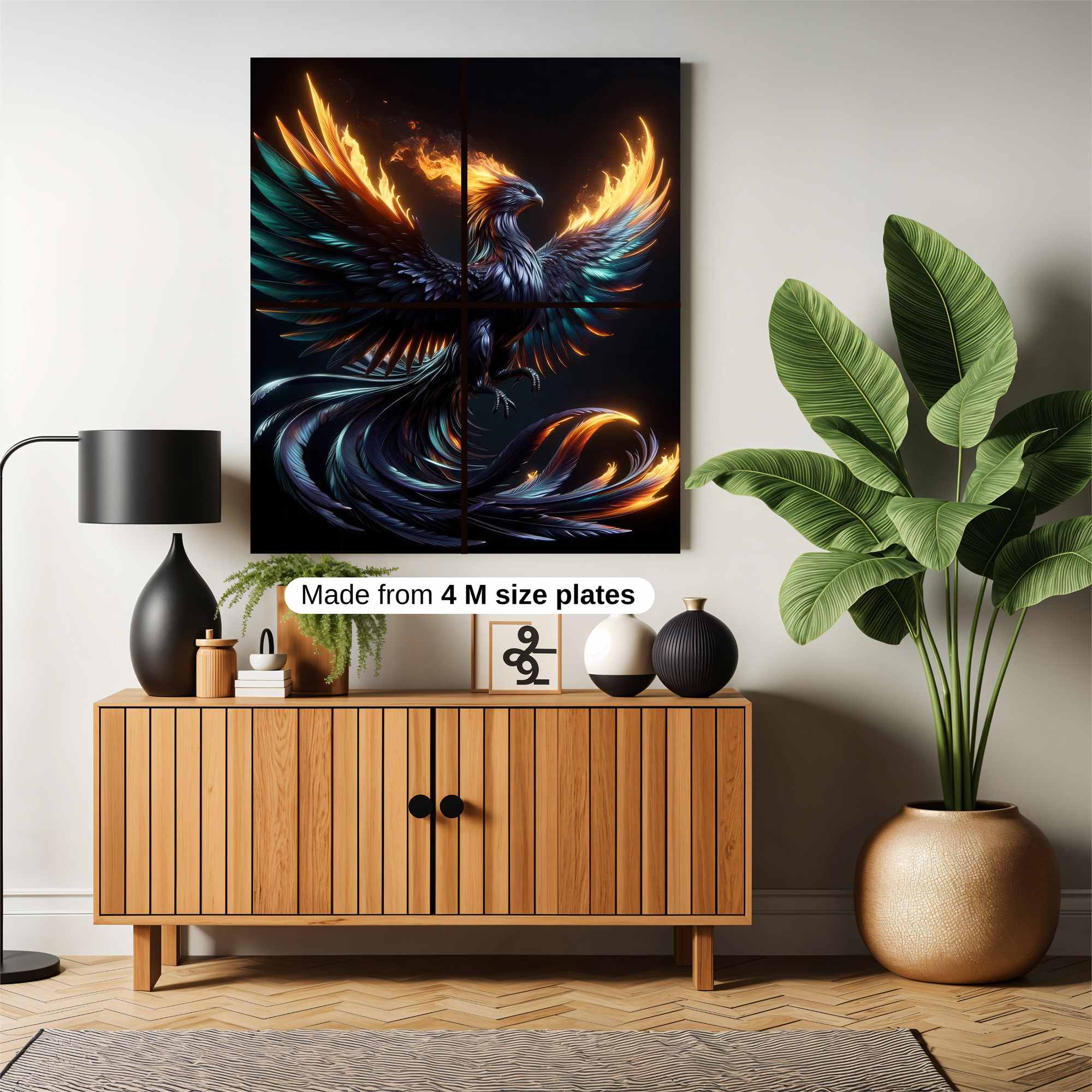 Phoenix Blaze Safe Wall Magnetic / M