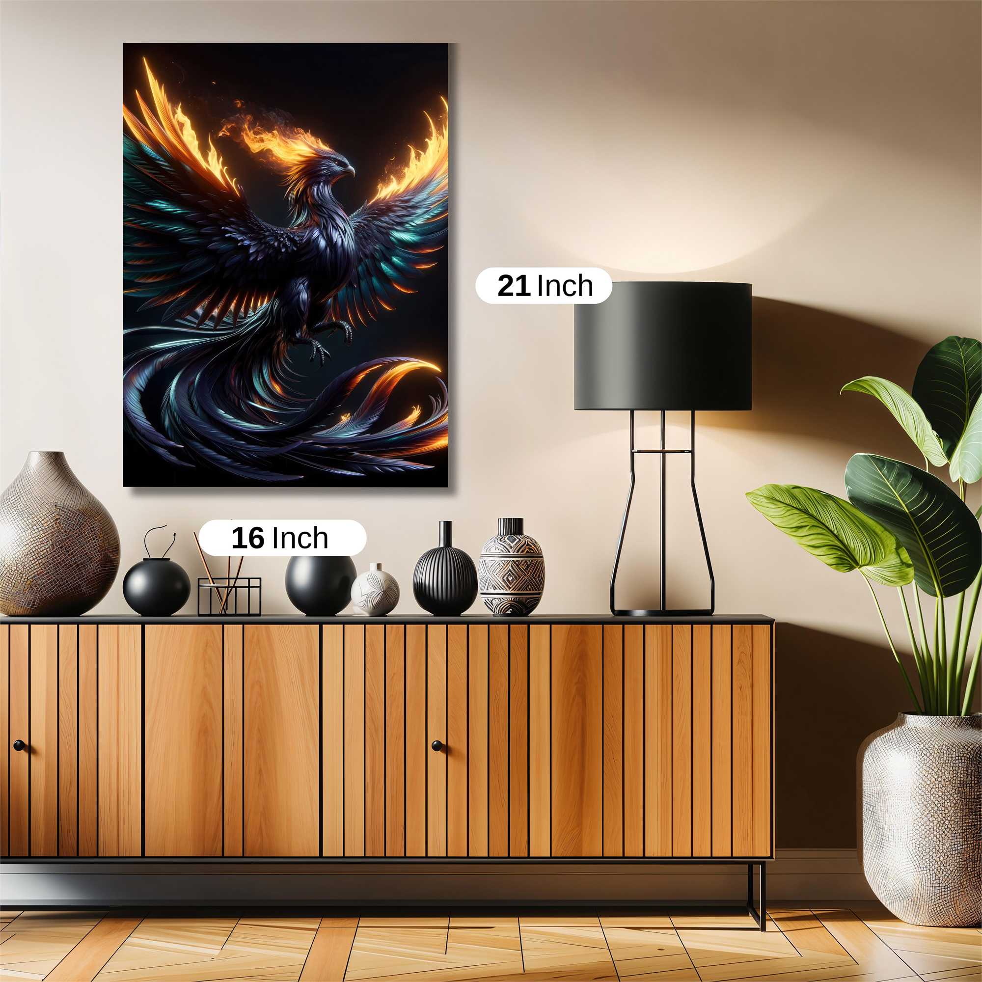 Phoenix Blaze Safe Wall Magnetic / M