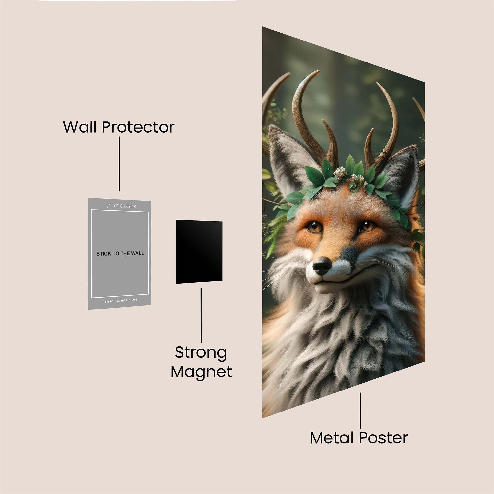 Fabled Enchantment Safe Wall Magnetic / M