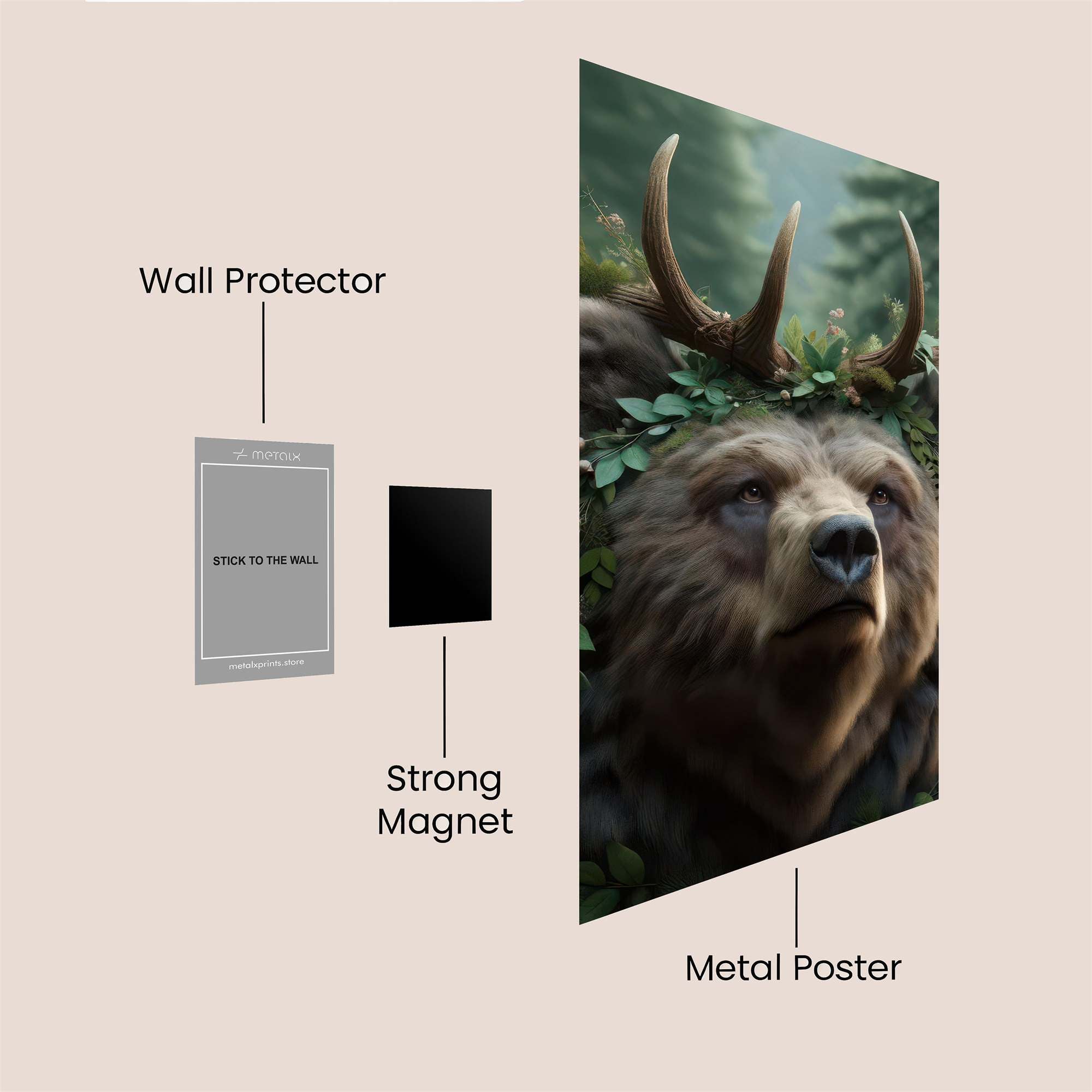 Nature Monarch Safe Wall Magnetic / M