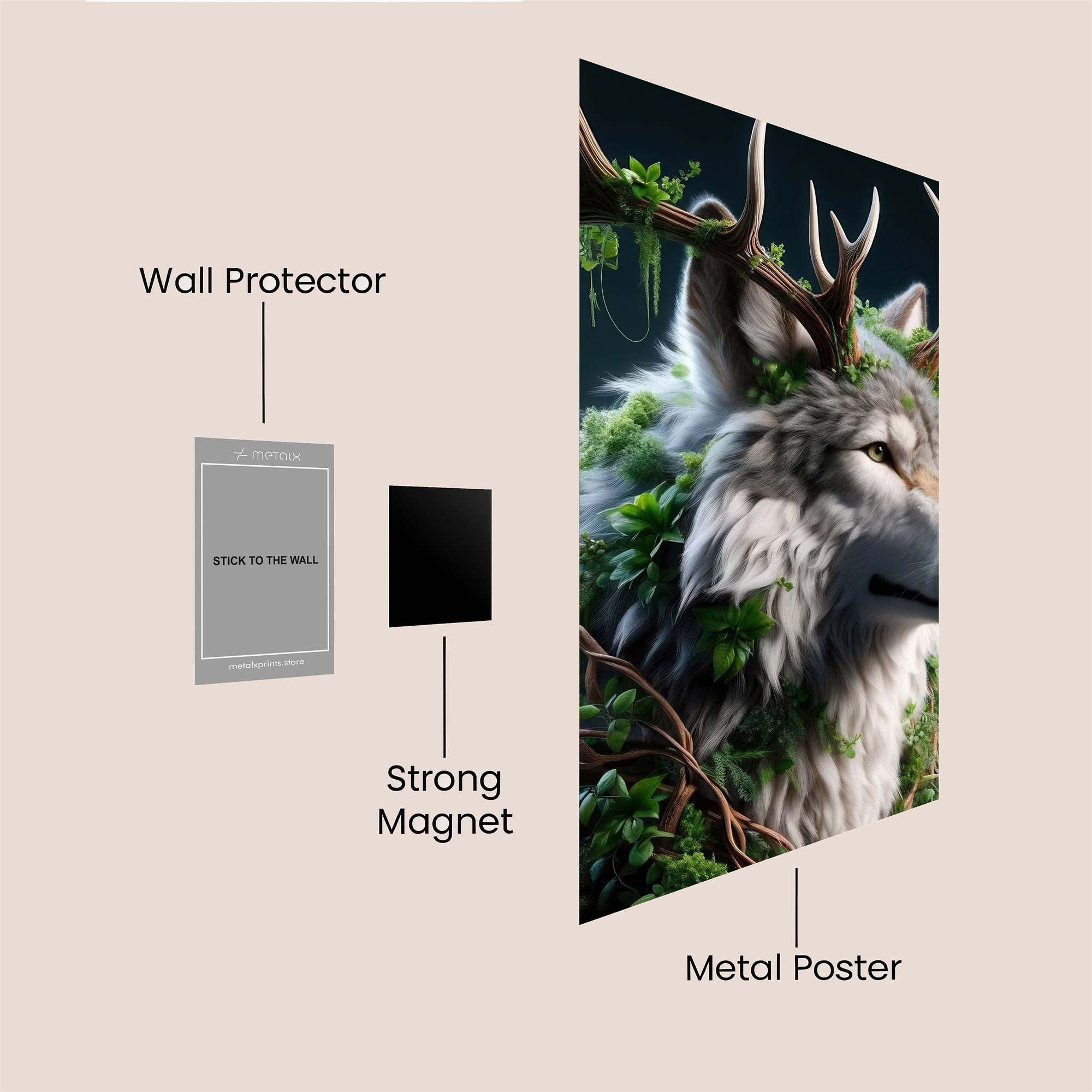 Lupine Elegance Safe Wall Magnetic / M