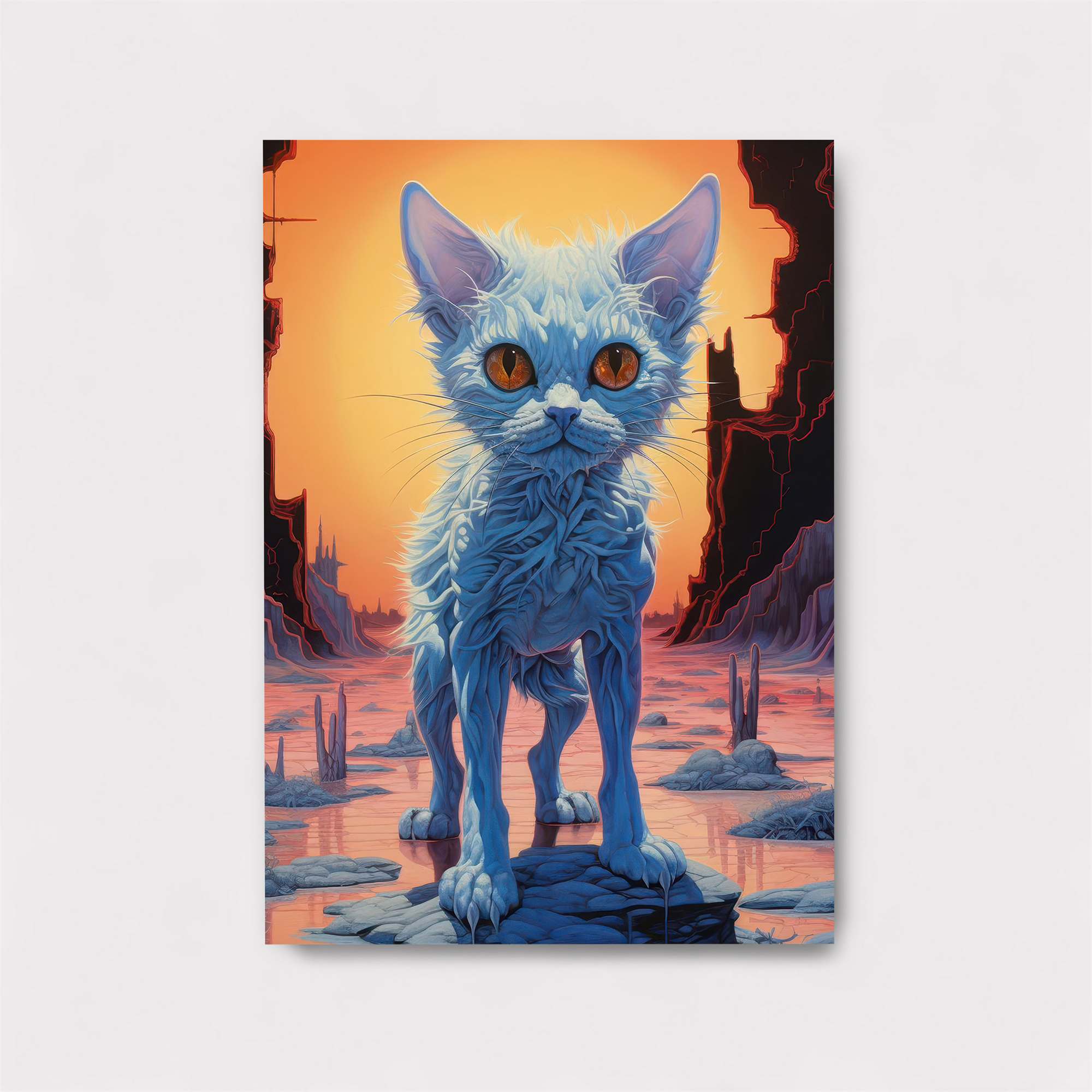 Alien Feline Safe Wall Magnetic / M