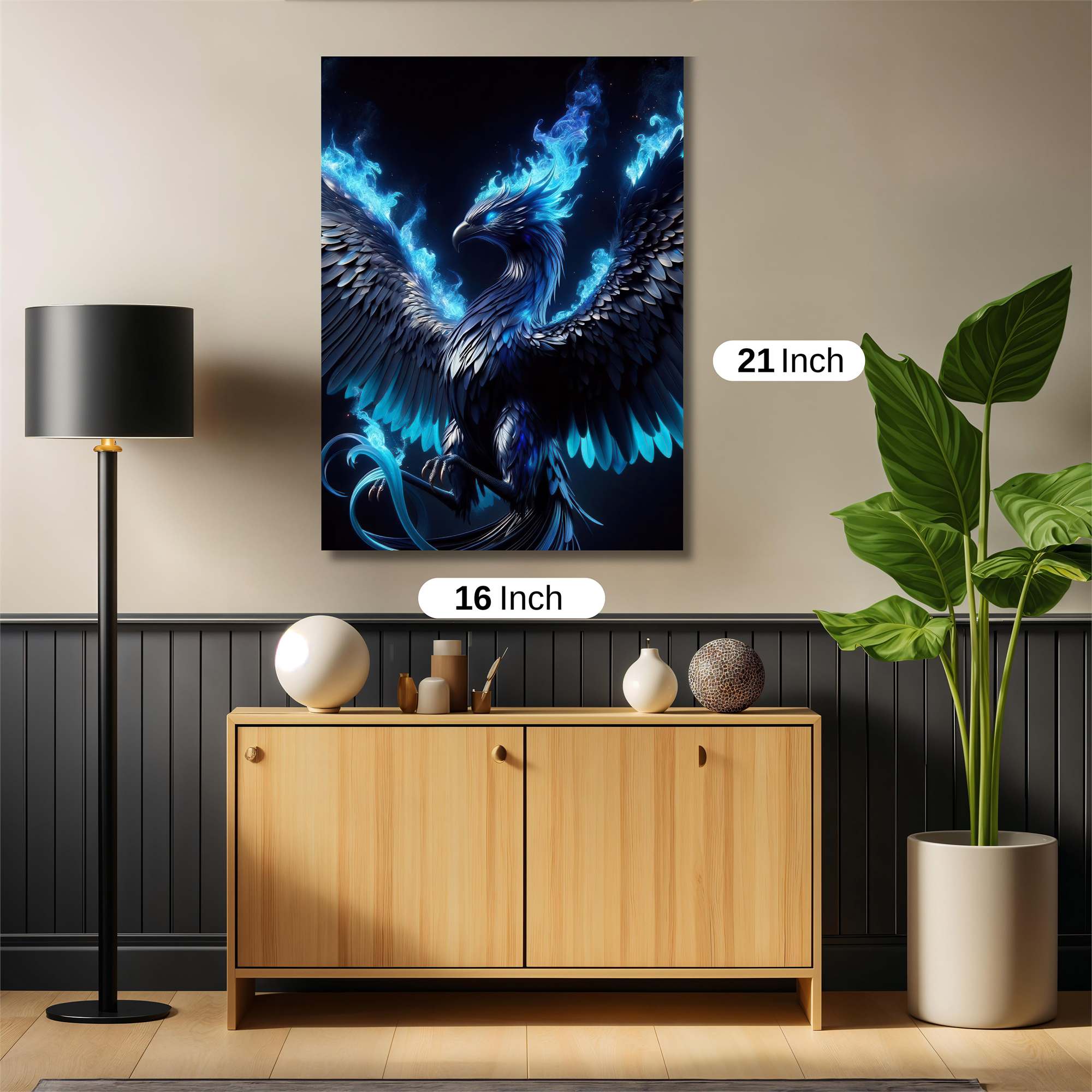 Phoenix Blaze Safe Wall Magnetic / M