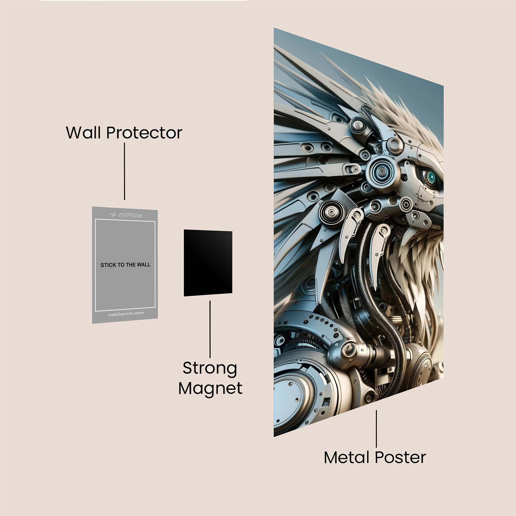 Cybernetic Majesty Safe Wall Magnetic / M