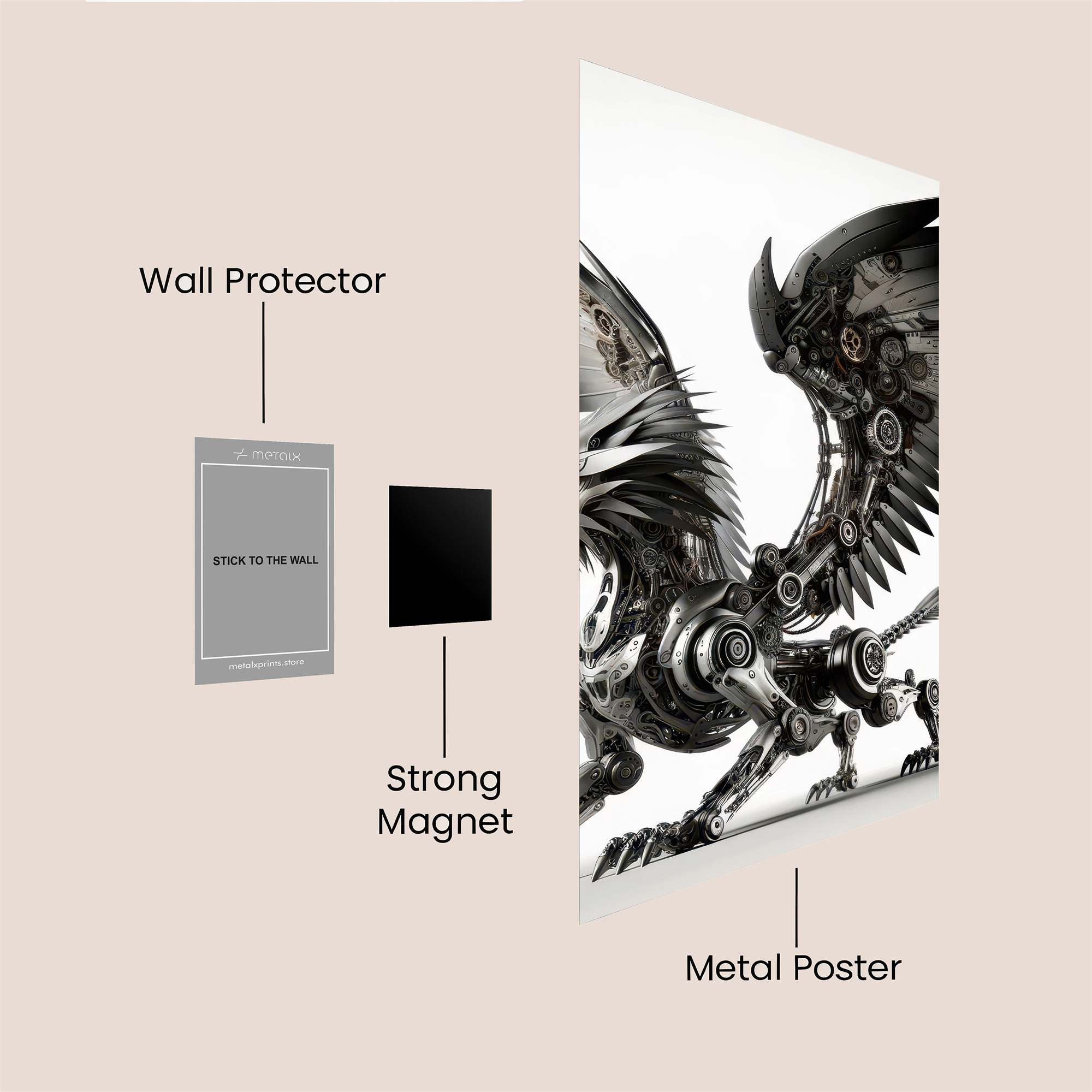 Cyber Gryphon Safe Wall Magnetic / M