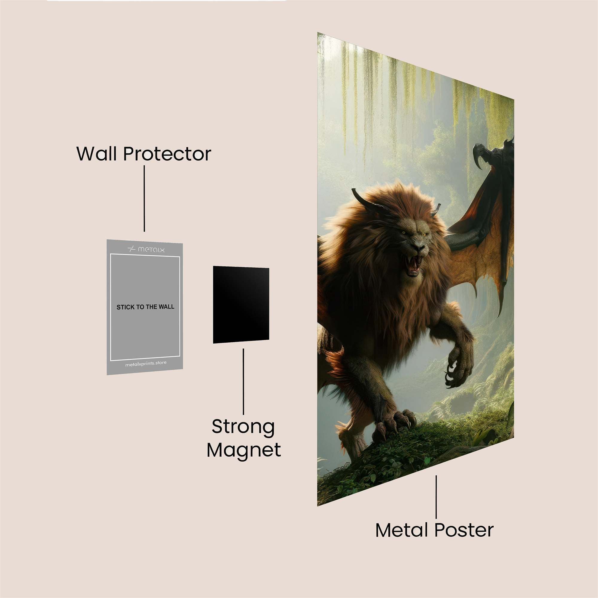 Chimera Roar Safe Wall Magnetic / M