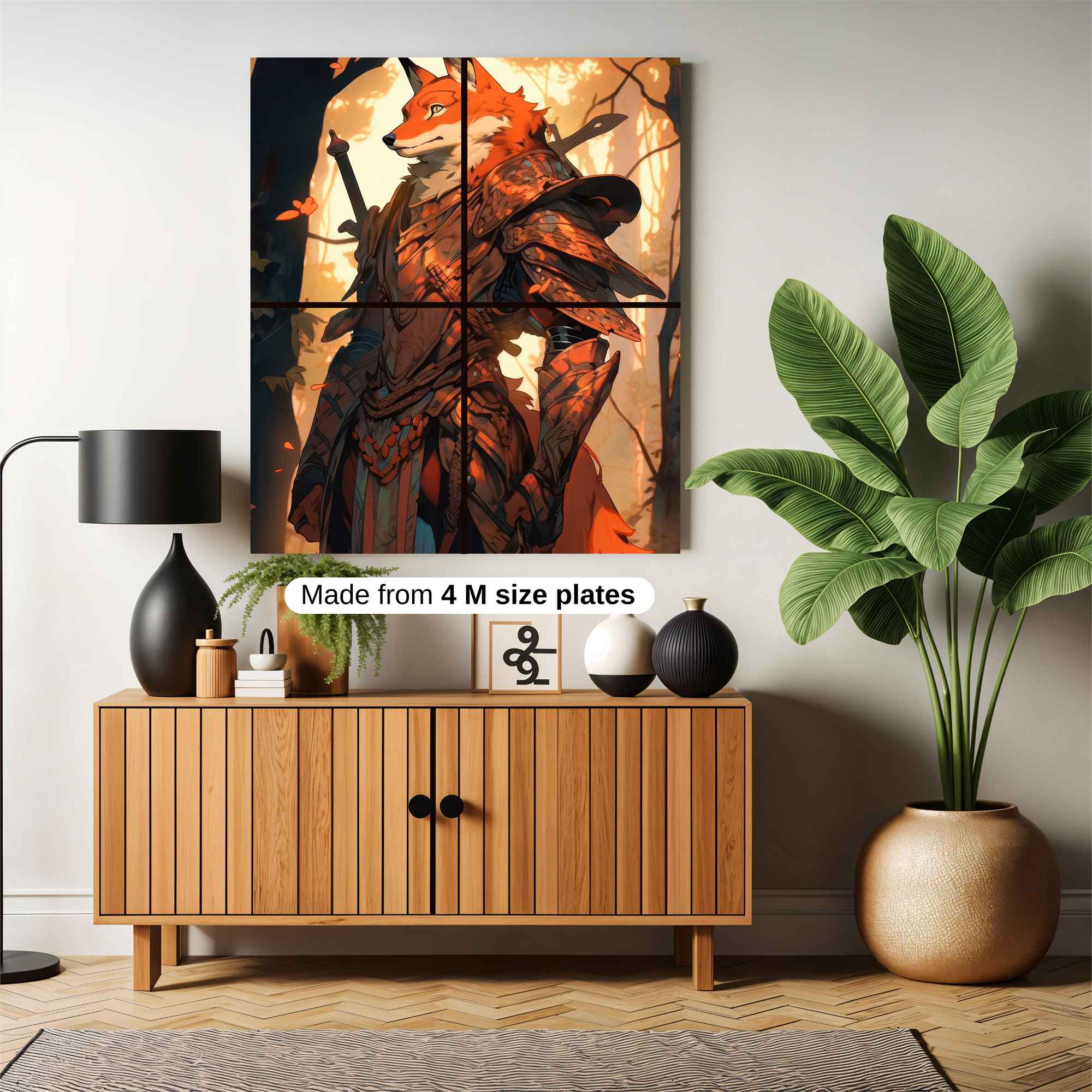 Fox Warrior Safe Wall Magnetic / M