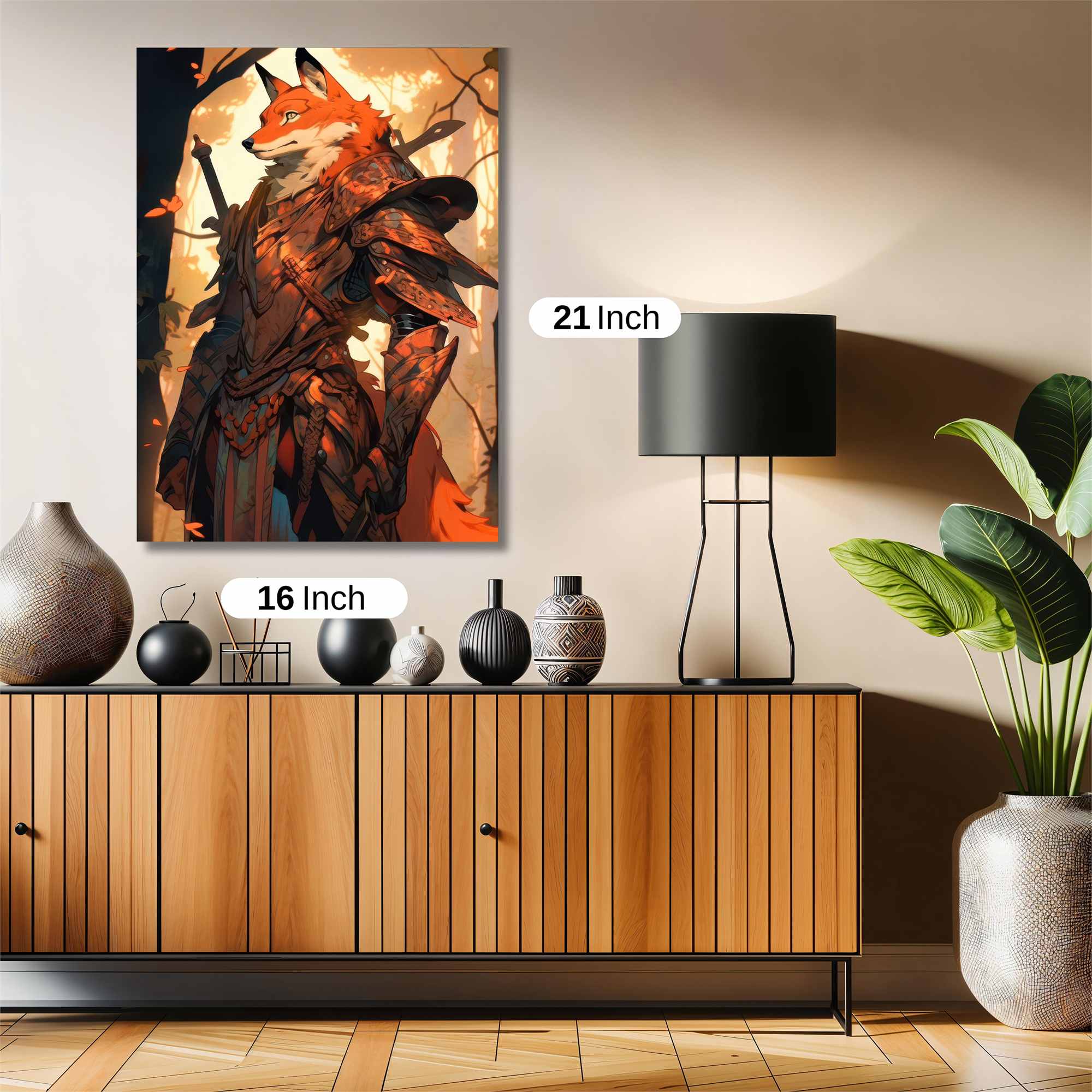 Fox Warrior Safe Wall Magnetic / M