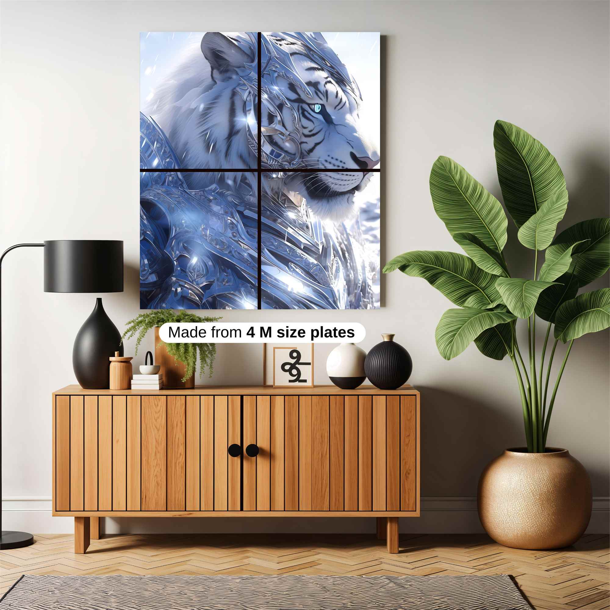 Cyber Tiger Safe Wall Magnetic / M