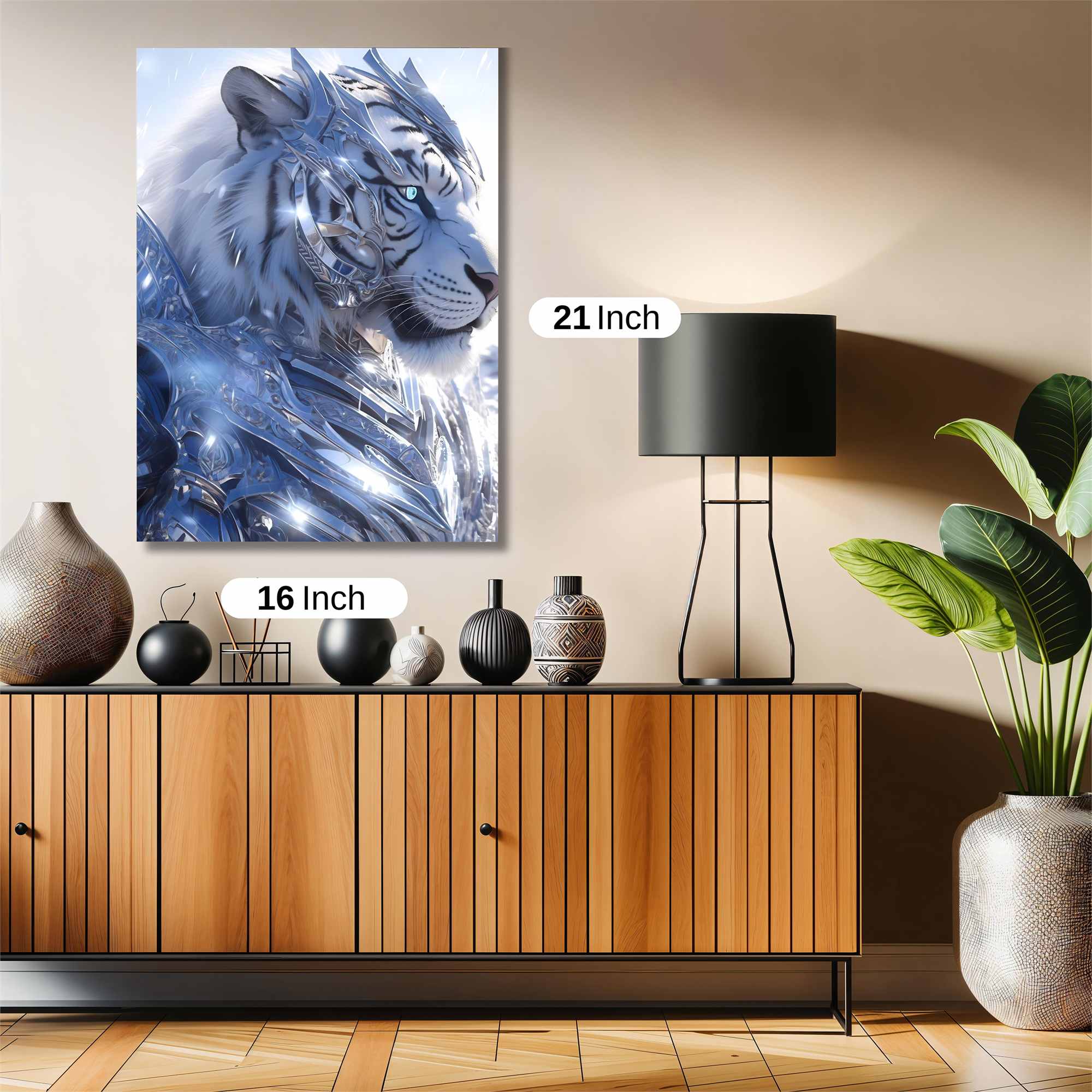Cyber Tiger Safe Wall Magnetic / M