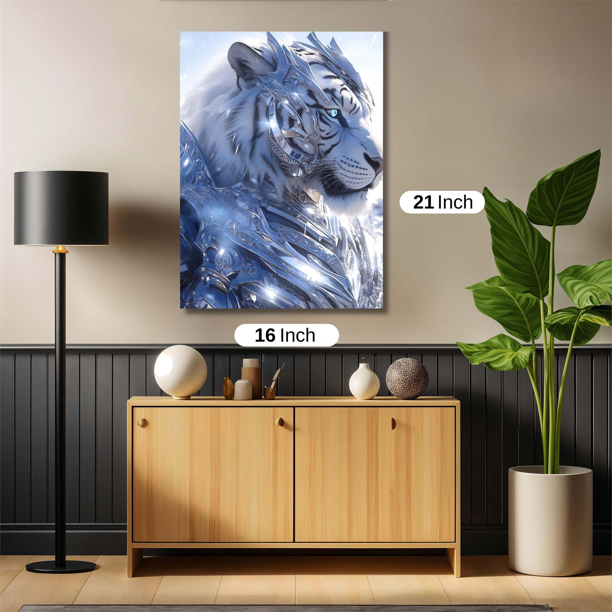 Cyber Tiger Safe Wall Magnetic / M
