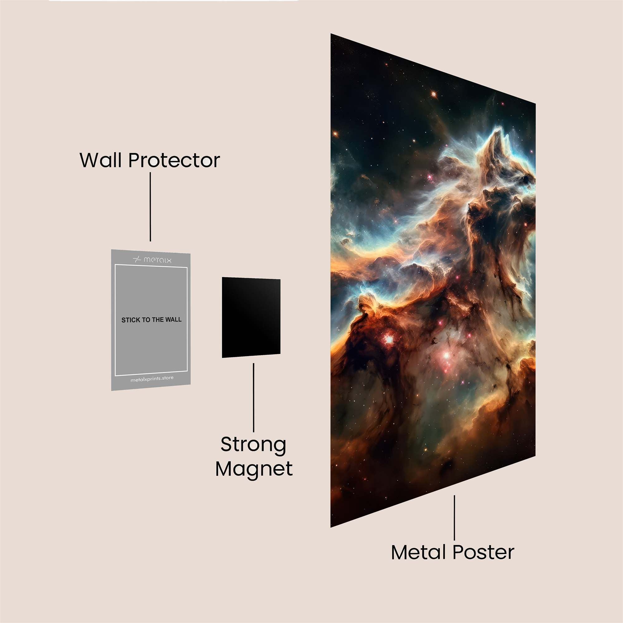 Celestial Canine Safe Wall Magnetic / M