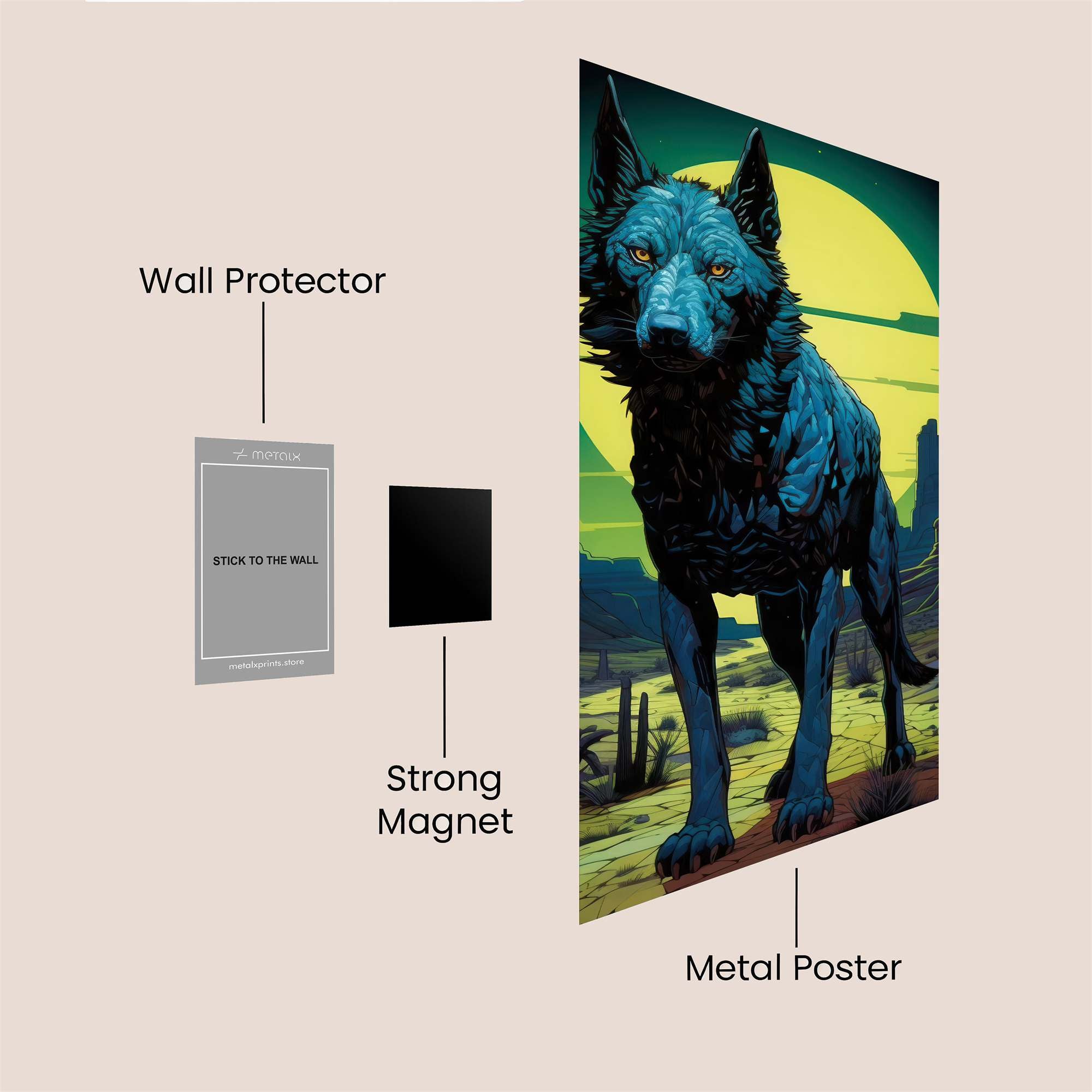 Lunar Sentinel Safe Wall Magnetic / M