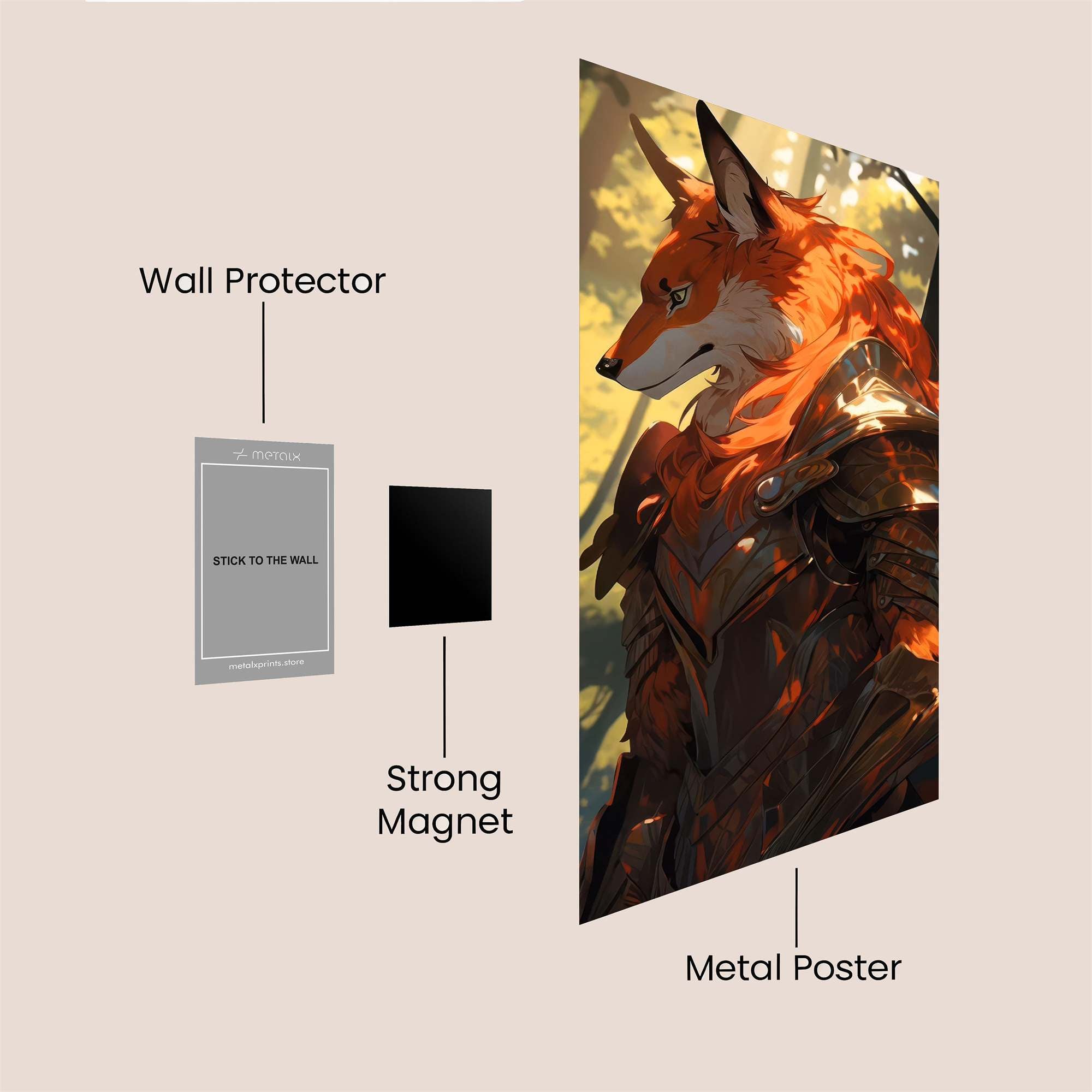 Vulpine Valor Safe Wall Magnetic / M