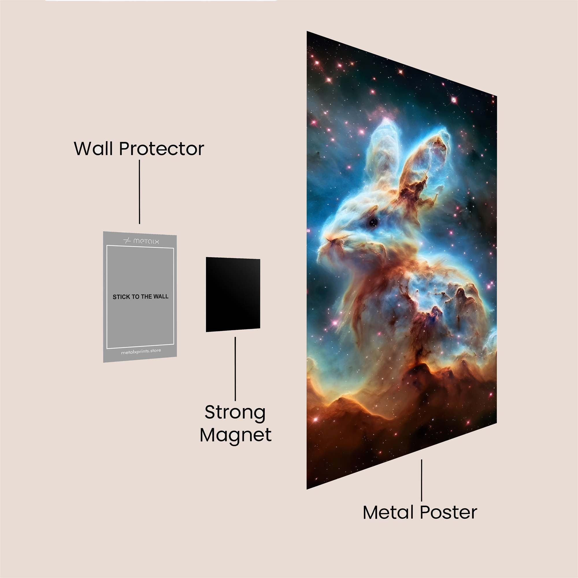 Nebula Reverie Safe Wall Magnetic / M