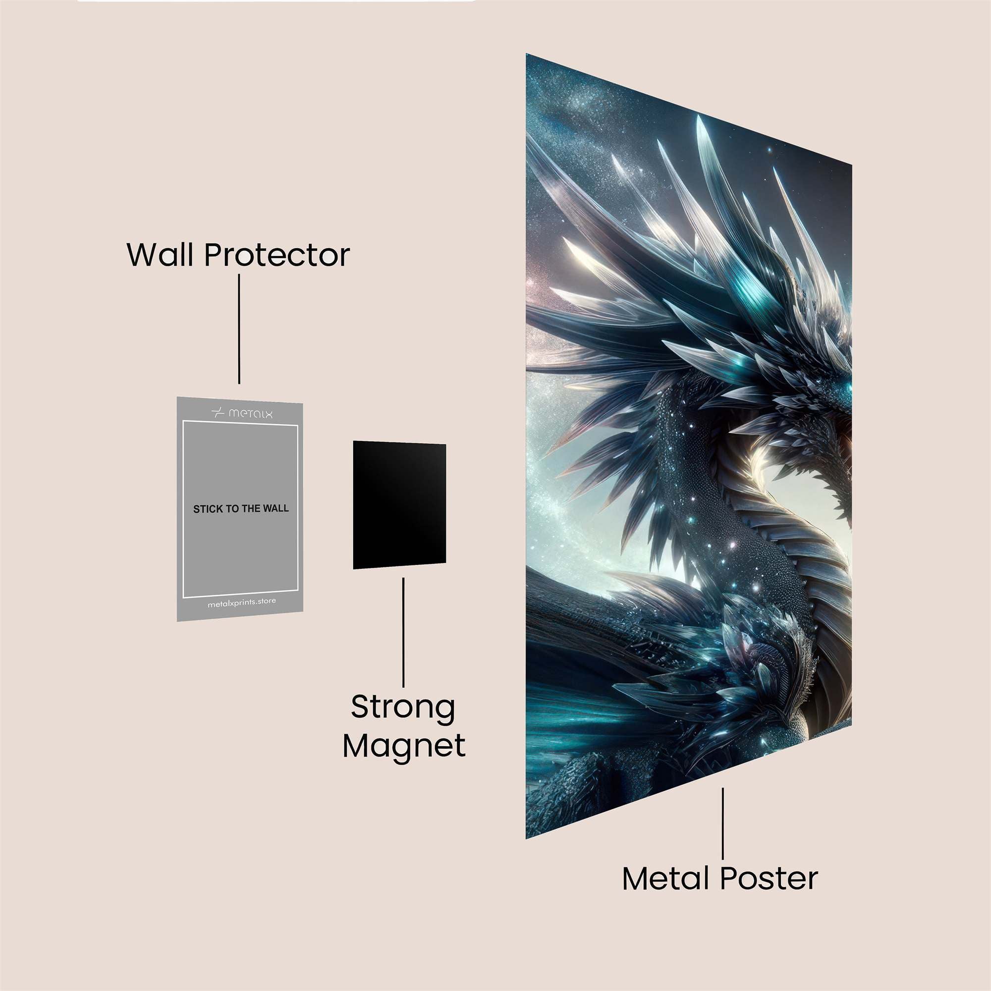 Stardust Majesty Safe Wall Magnetic / M