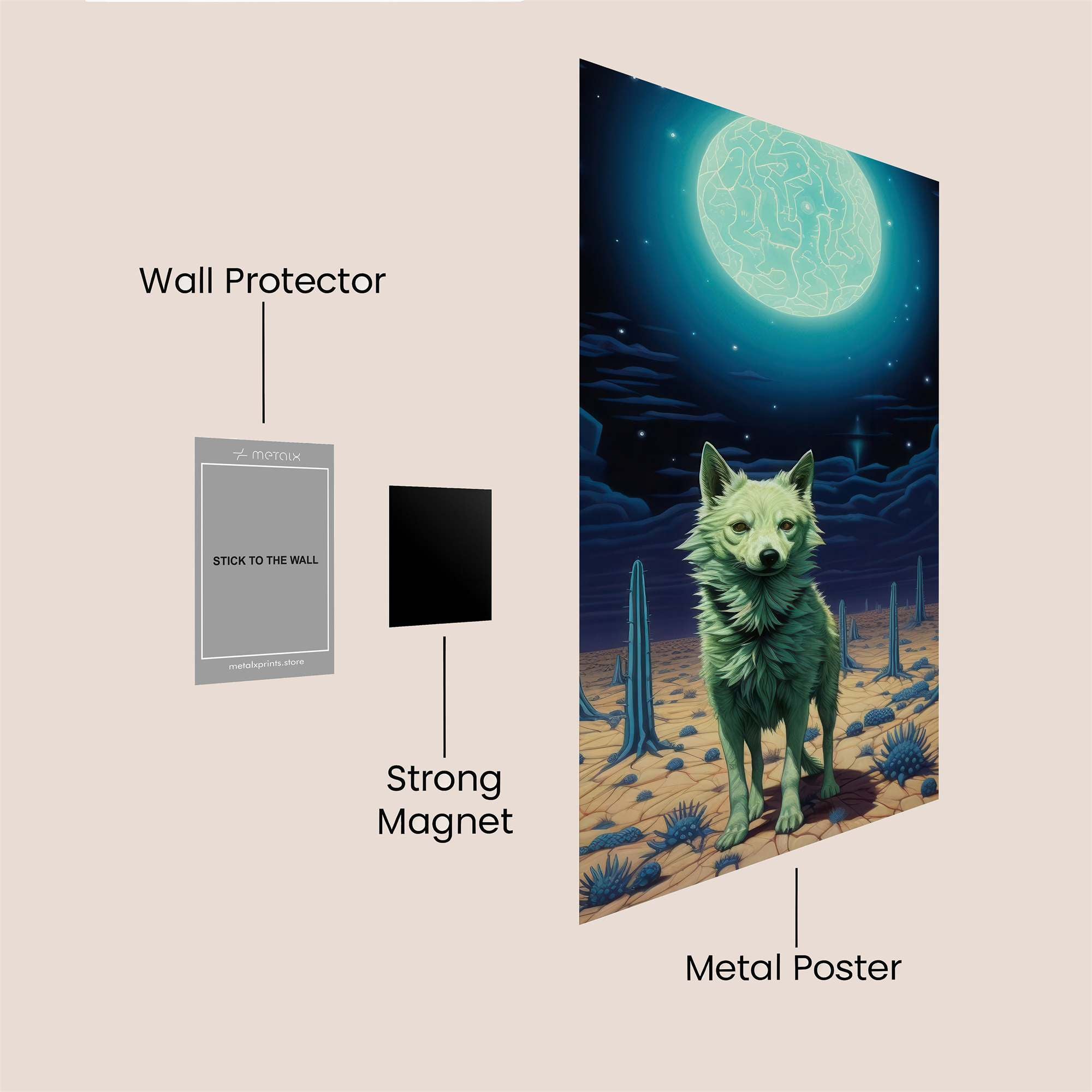 Lunar Serenity Safe Wall Magnetic / M