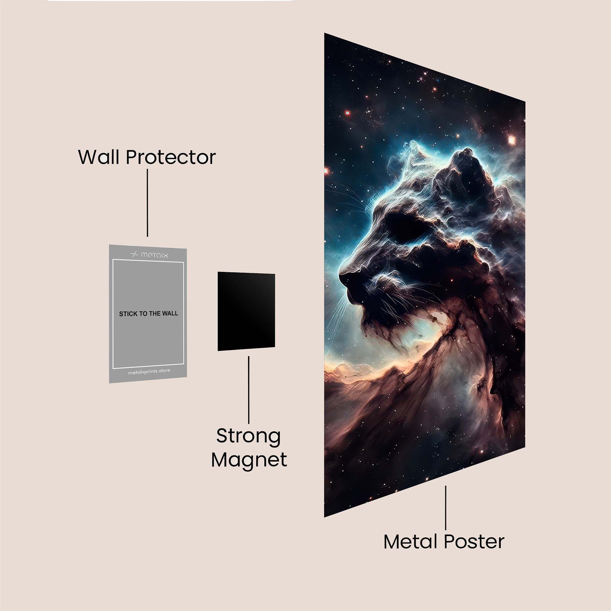 Cosmic Serenade Safe Wall Magnetic / M