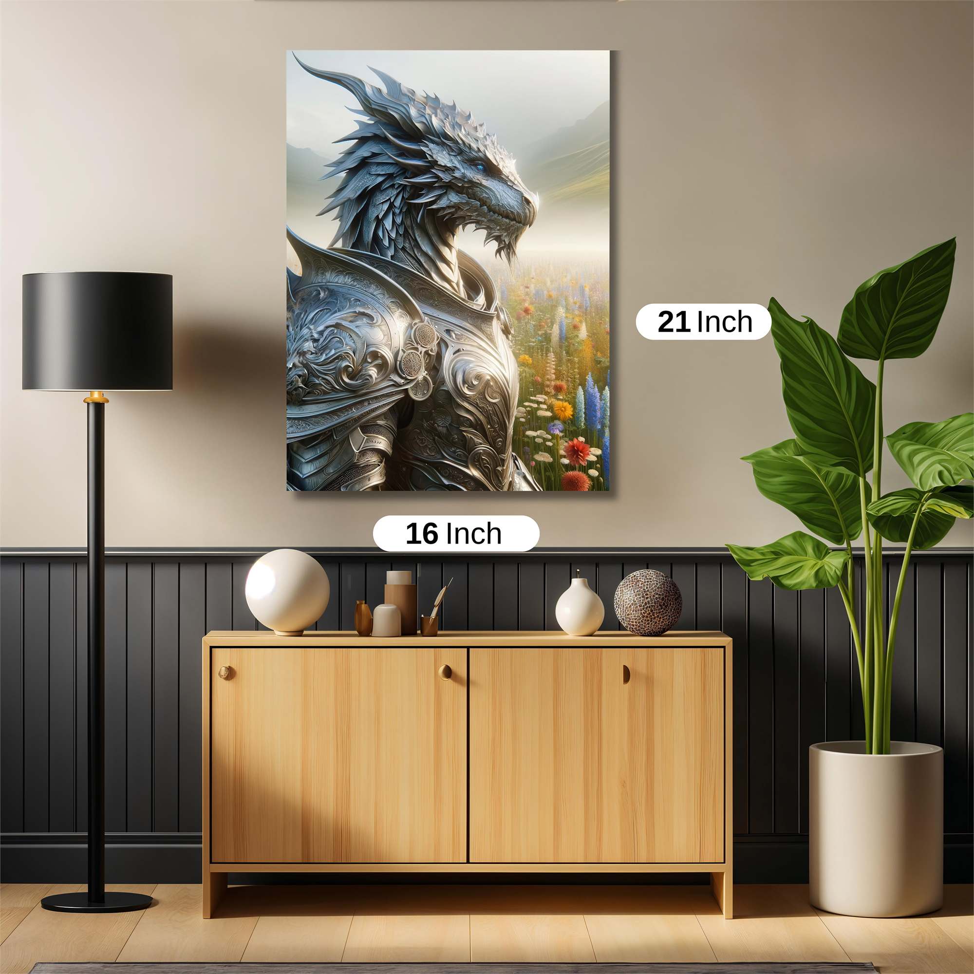 Draconic Serenity Safe Wall Magnetic / M