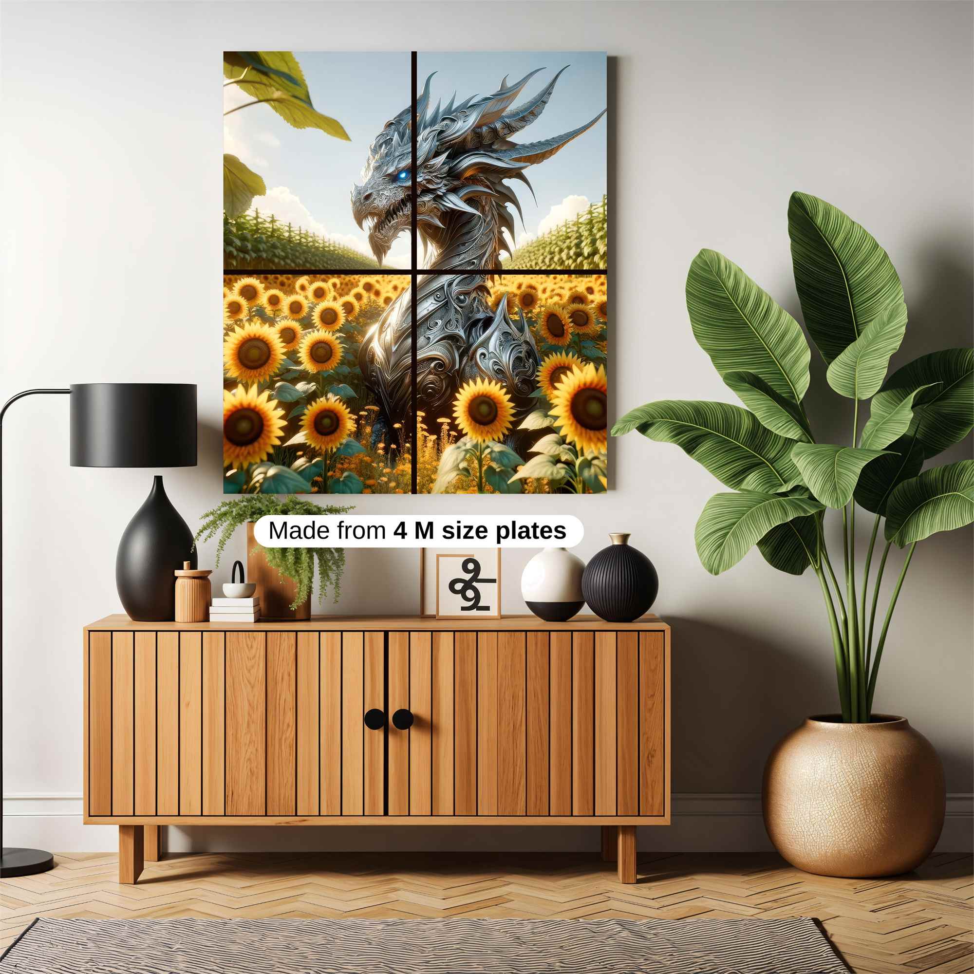 Sunflower Majesty Safe Wall Magnetic / M