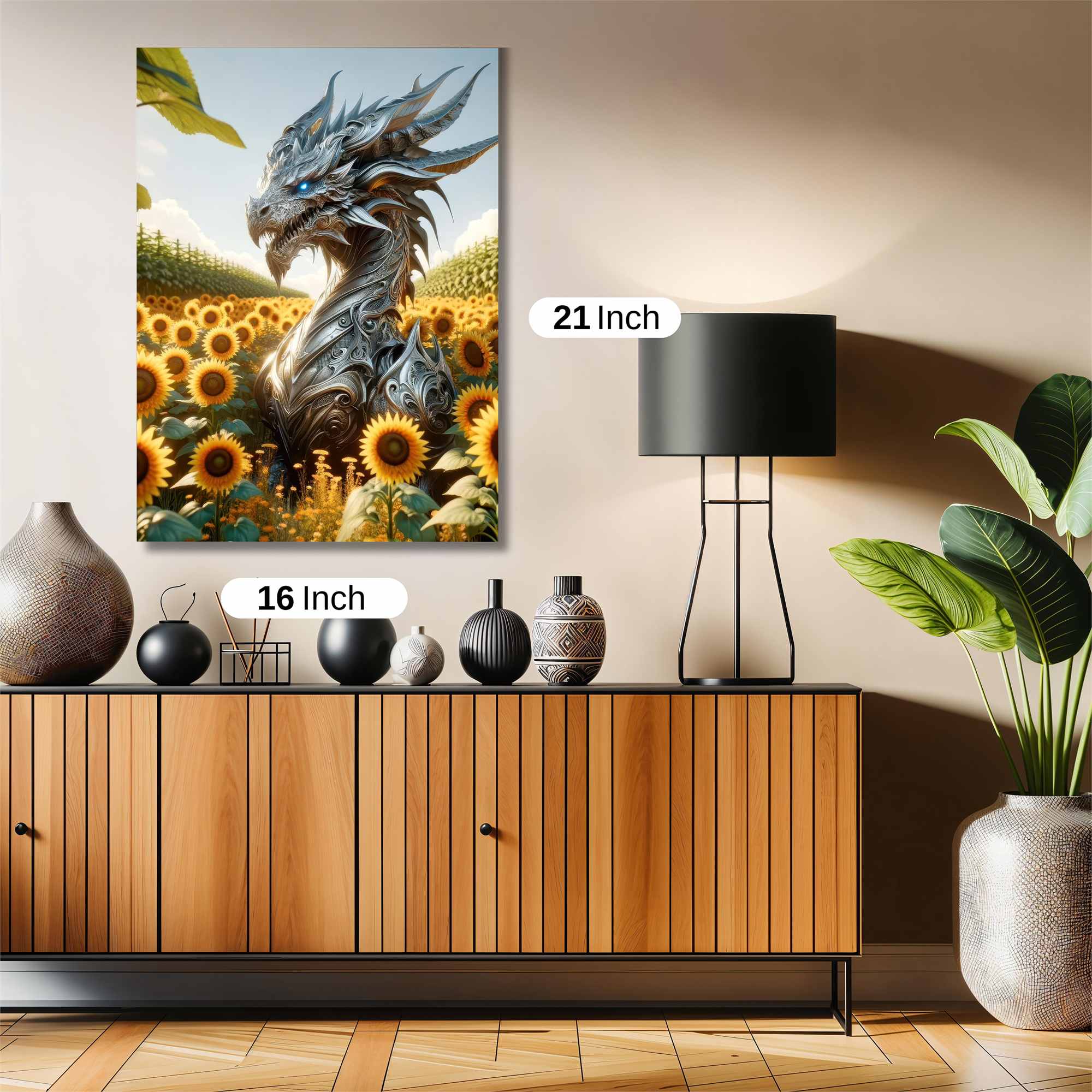 Sunflower Majesty Safe Wall Magnetic / M