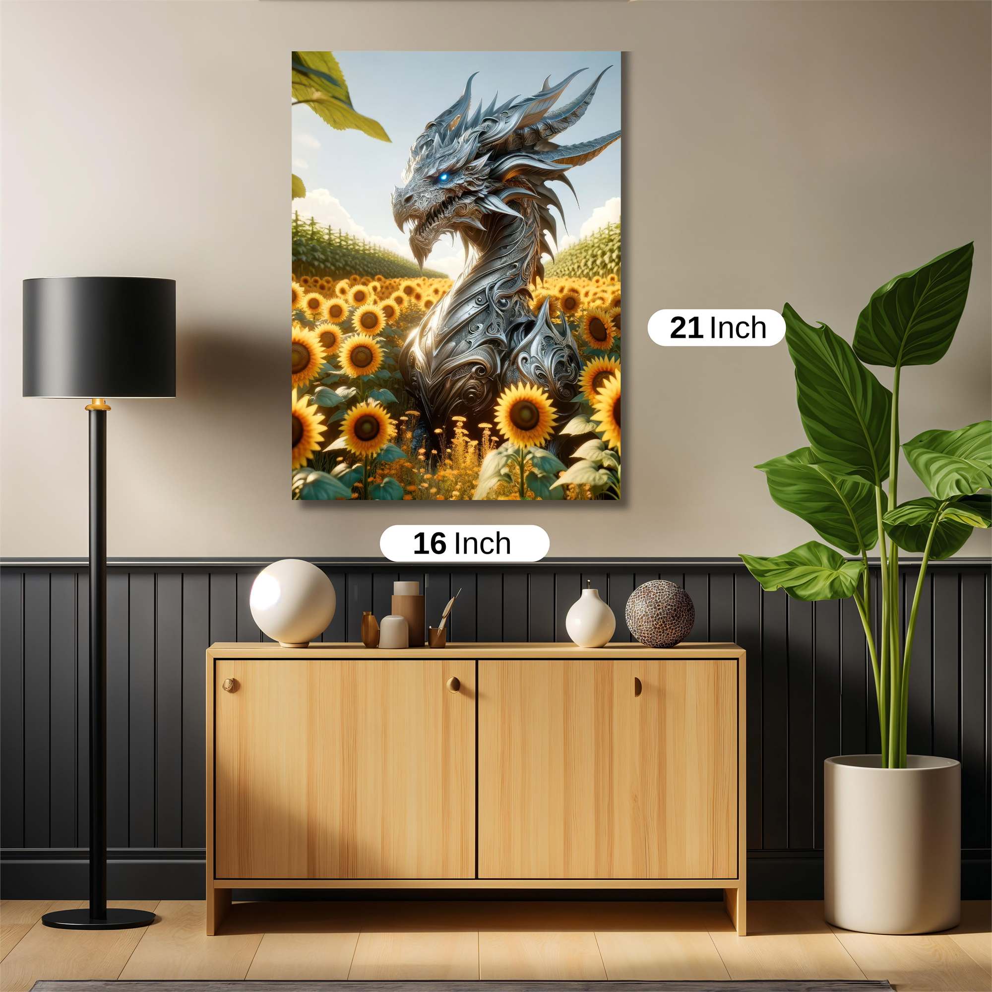 Sunflower Majesty Safe Wall Magnetic / M