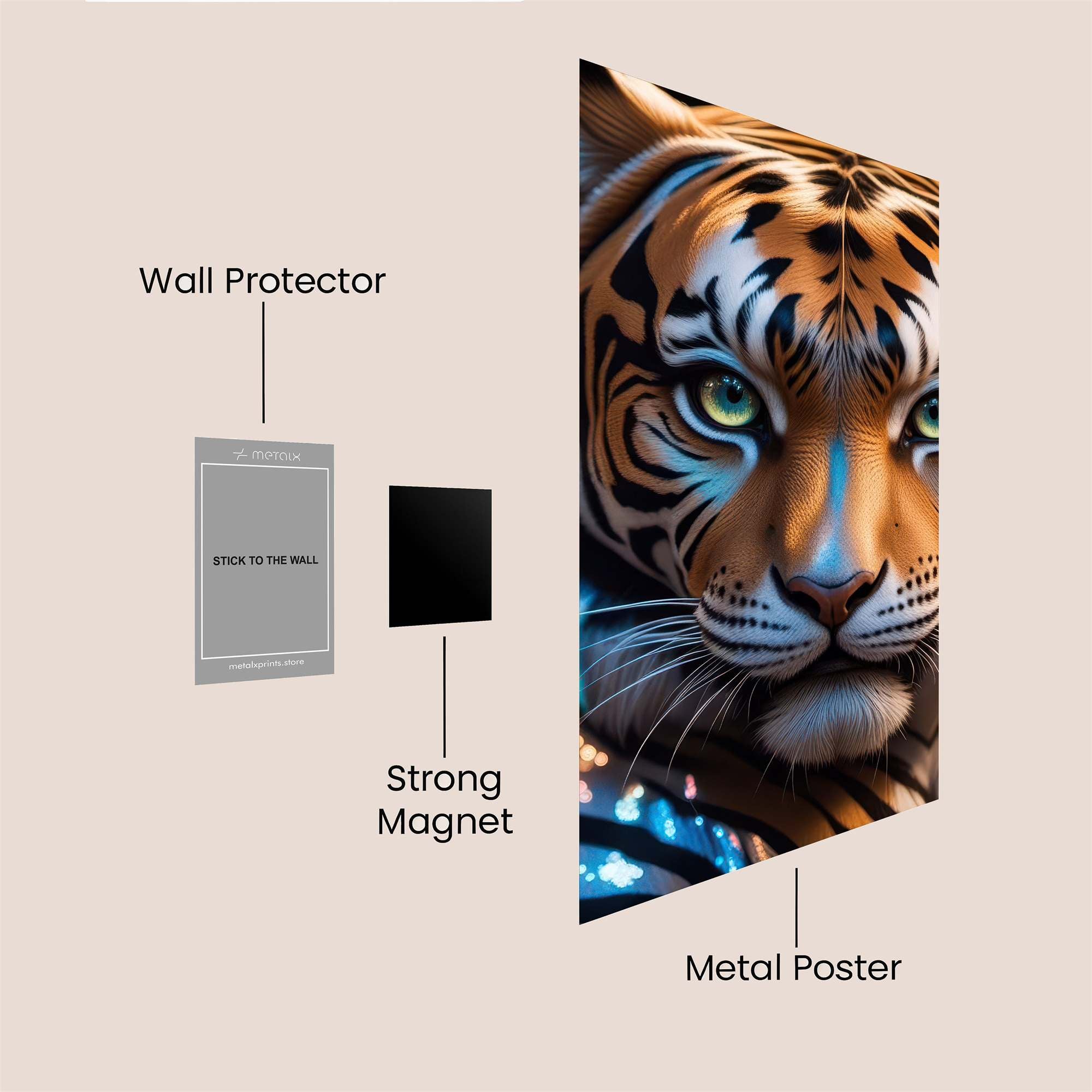 Majestic Gaze Safe Wall Magnetic / M